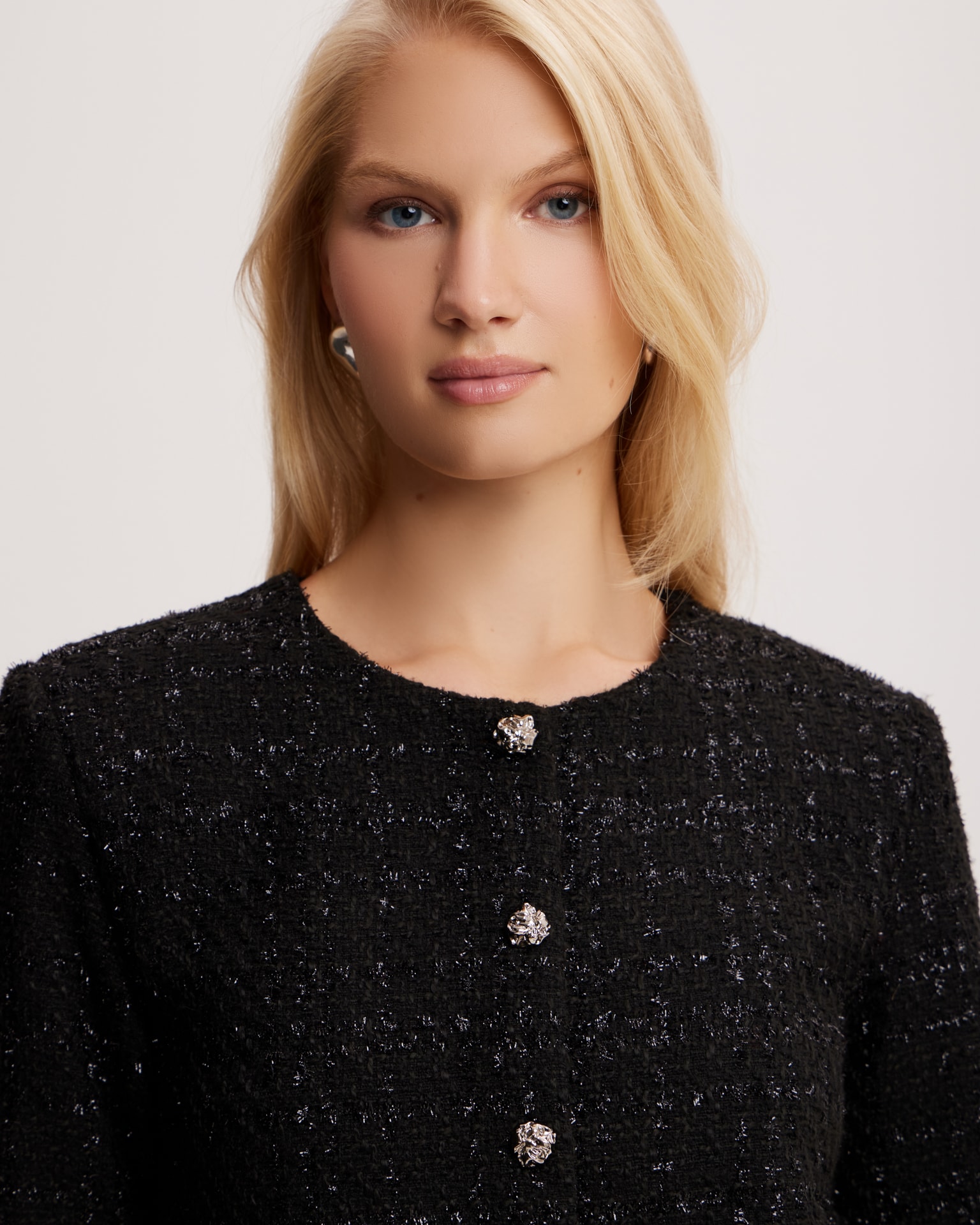 Tweed jacket, Black — photo 5