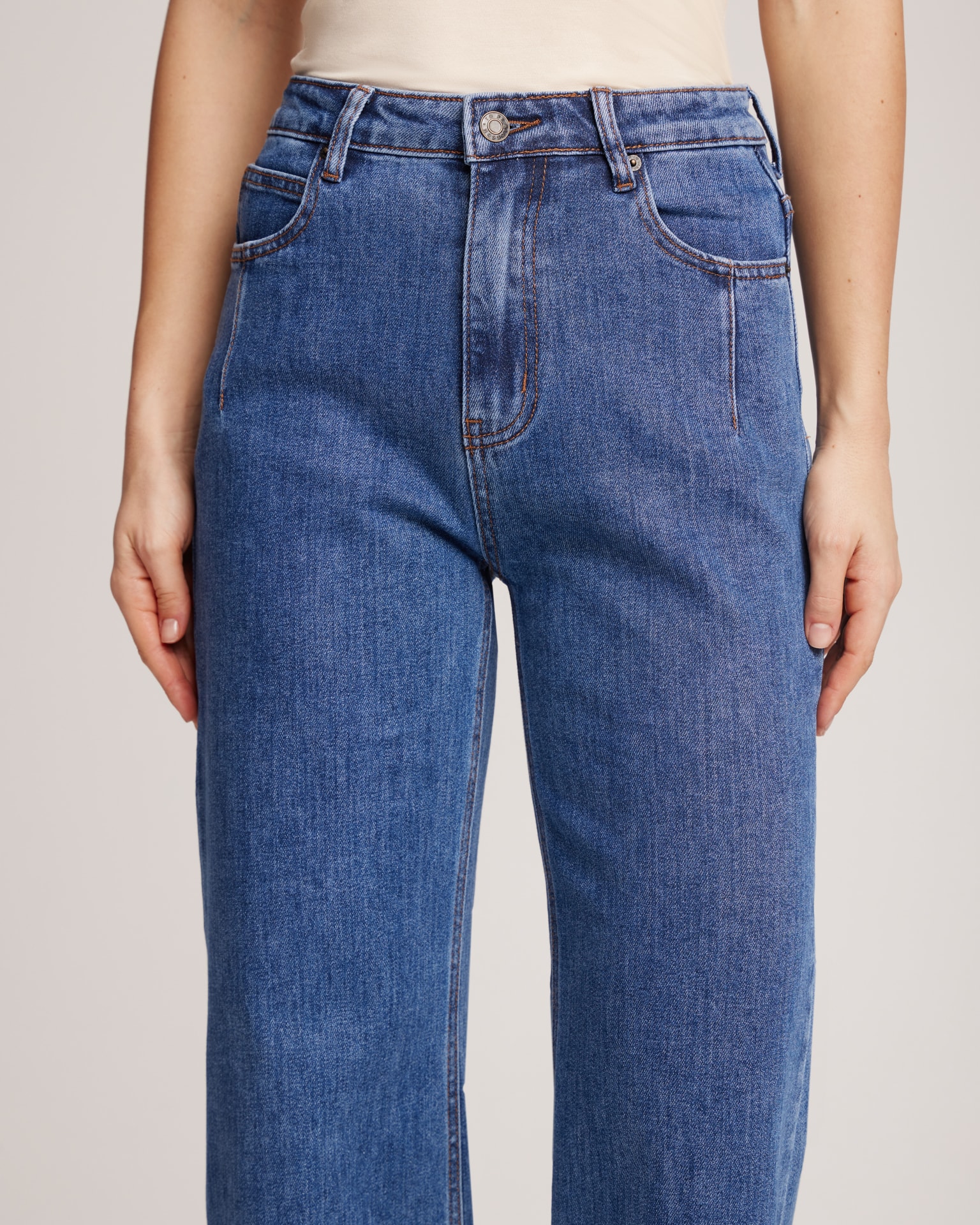 Flared jeans, Dark Navy — photo 5