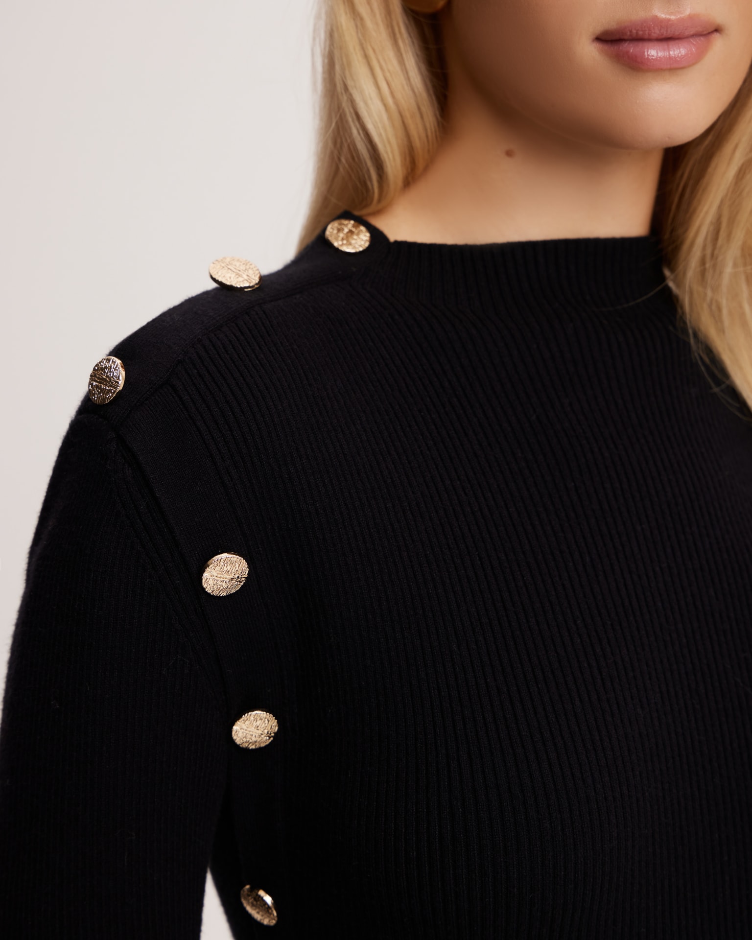Midi dress, Black — photo 7