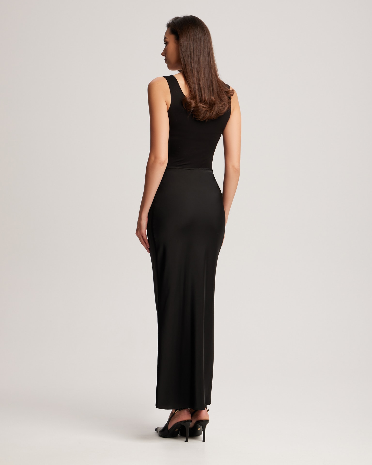 Black maxi skirt, Black — photo 5