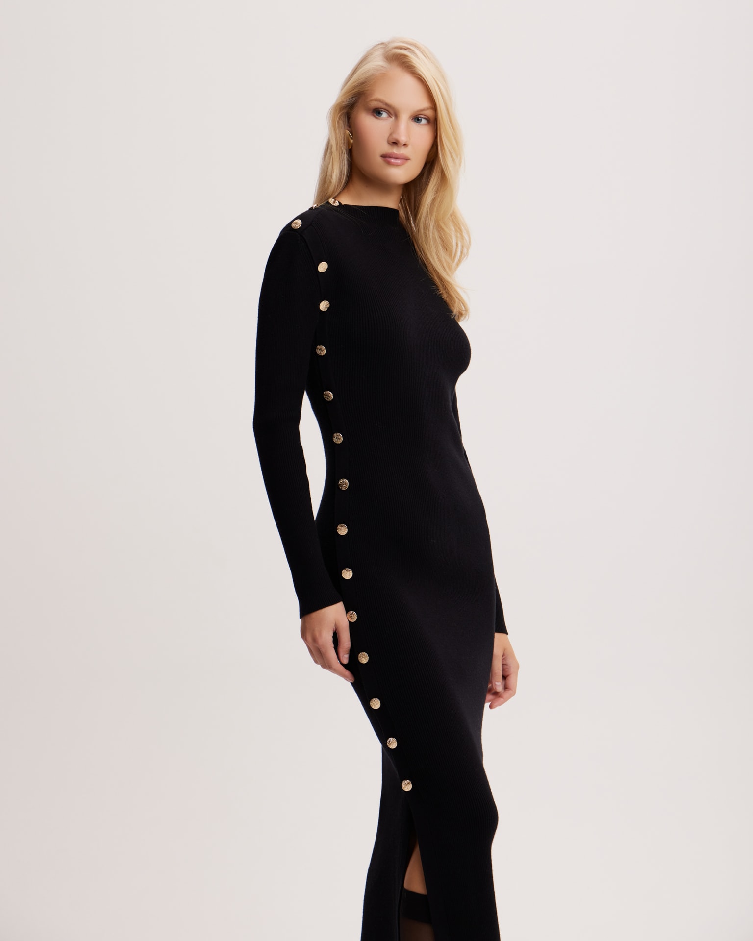 Midi dress, Black — photo 5