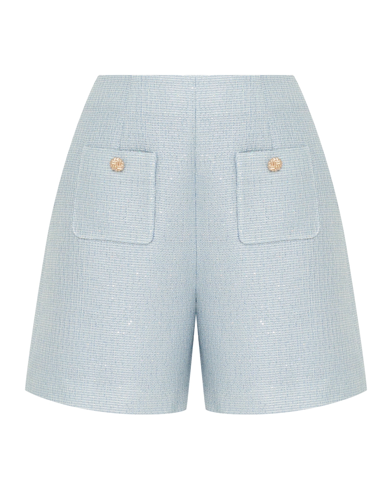 shimmery shorts, Light blue — photo 2