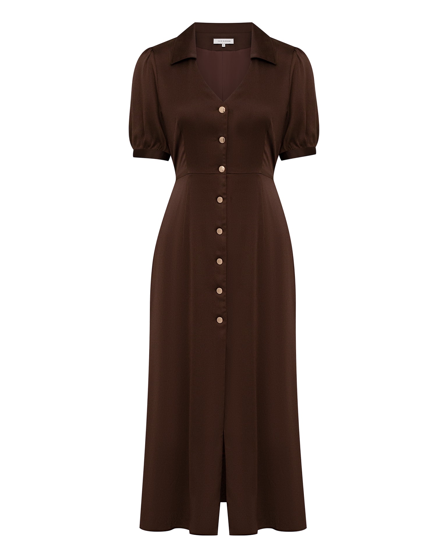 Dress, brown — photo 6
