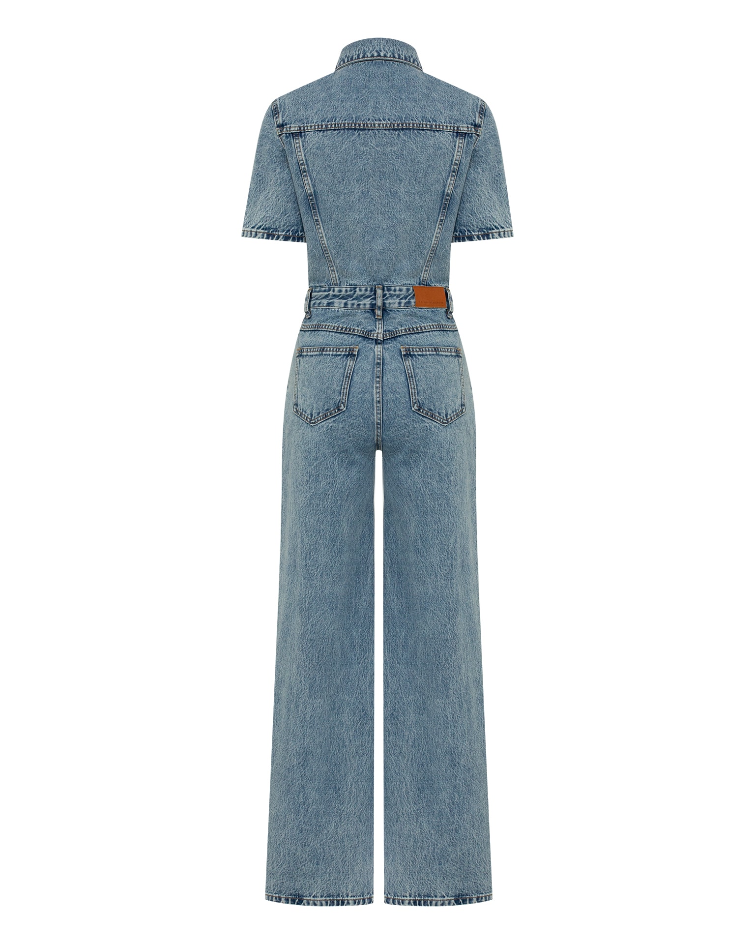denim overalls, blue — photo 8