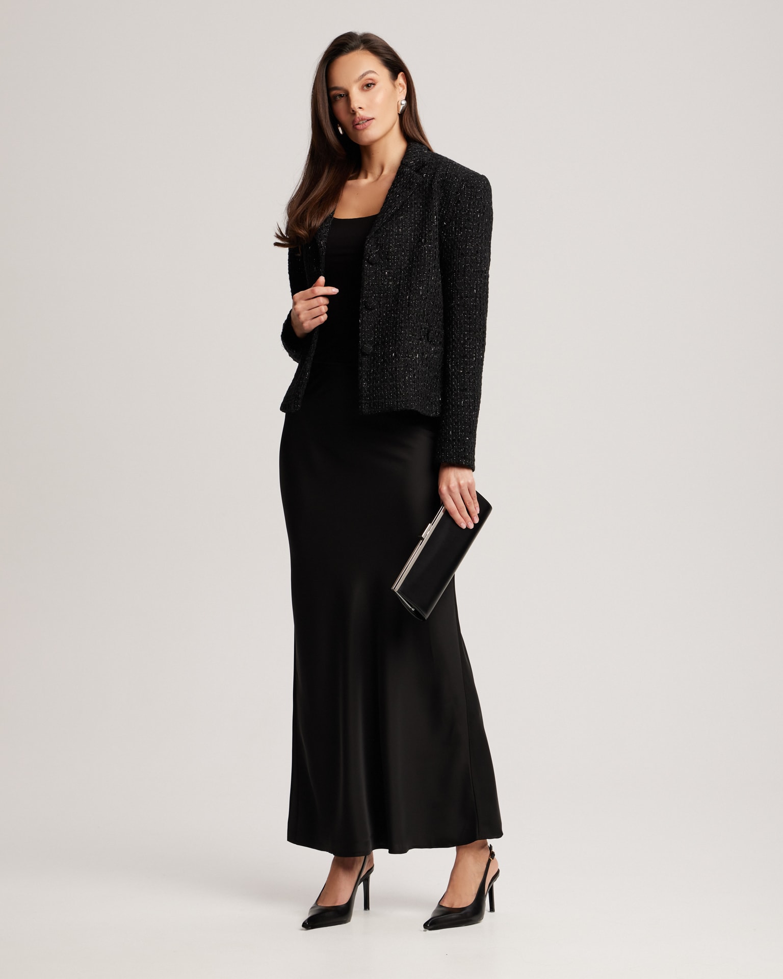 Black maxi skirt, Black