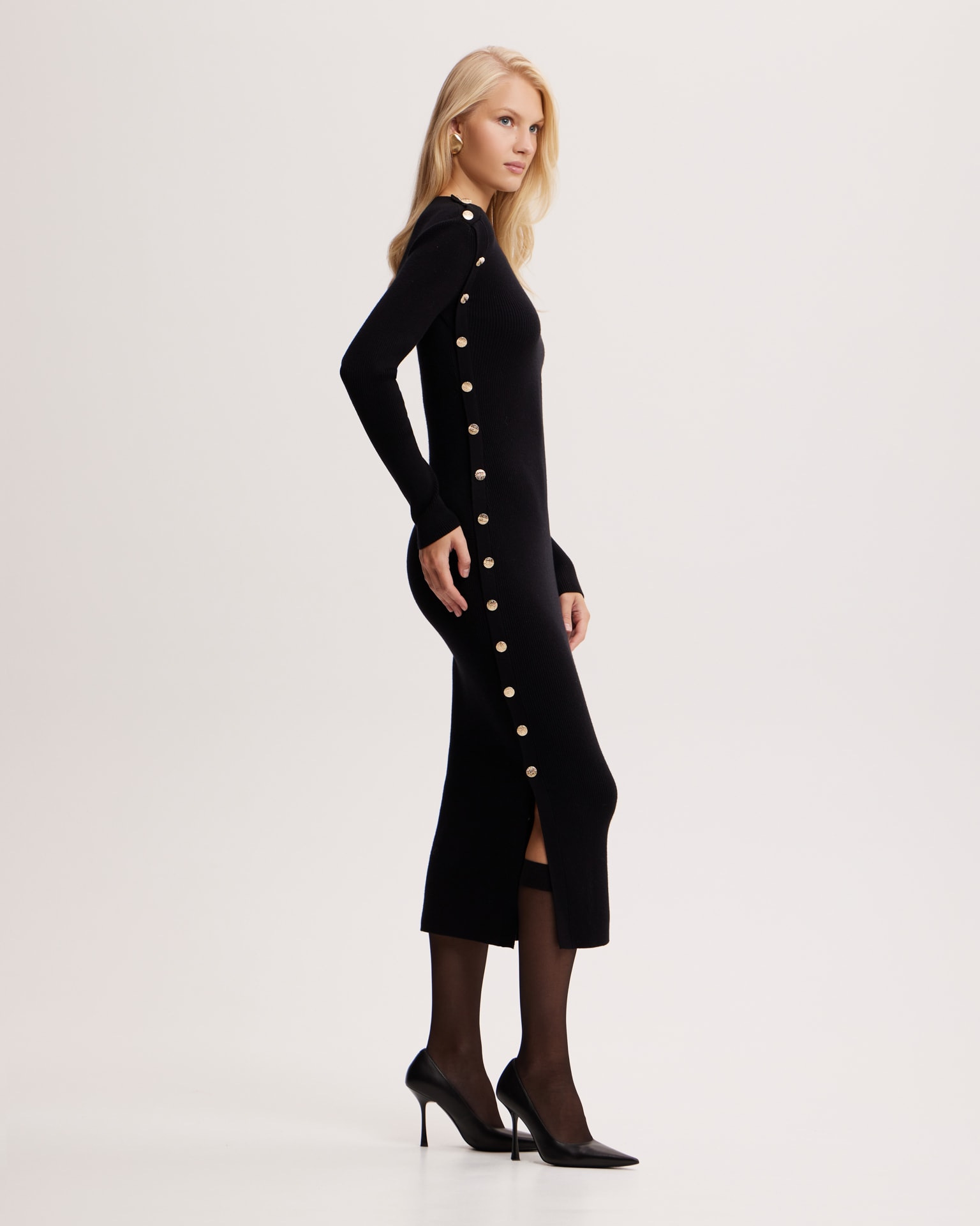 Midi dress, Black — photo 2