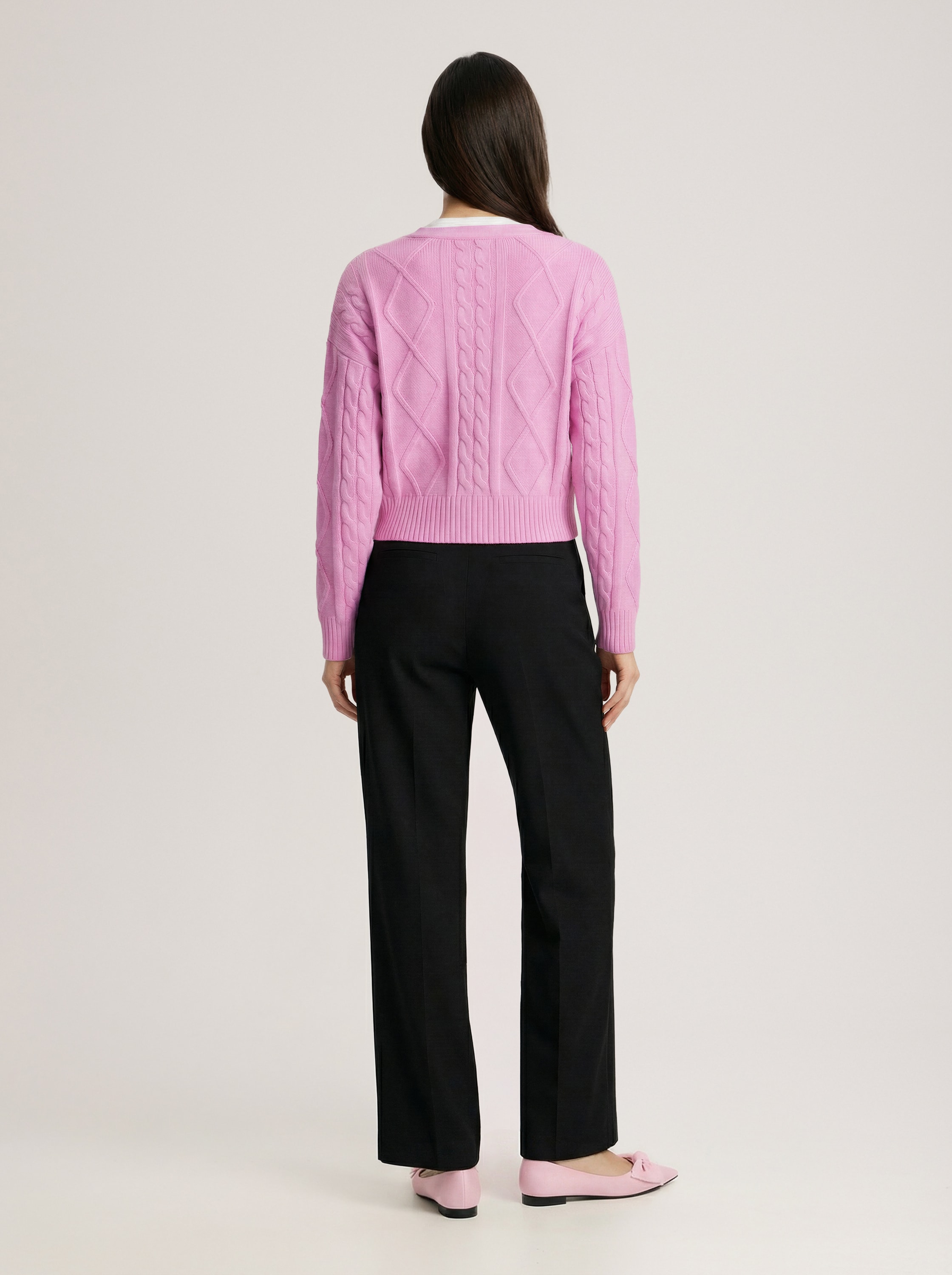 Pink cardigan, Pink. — photo 3