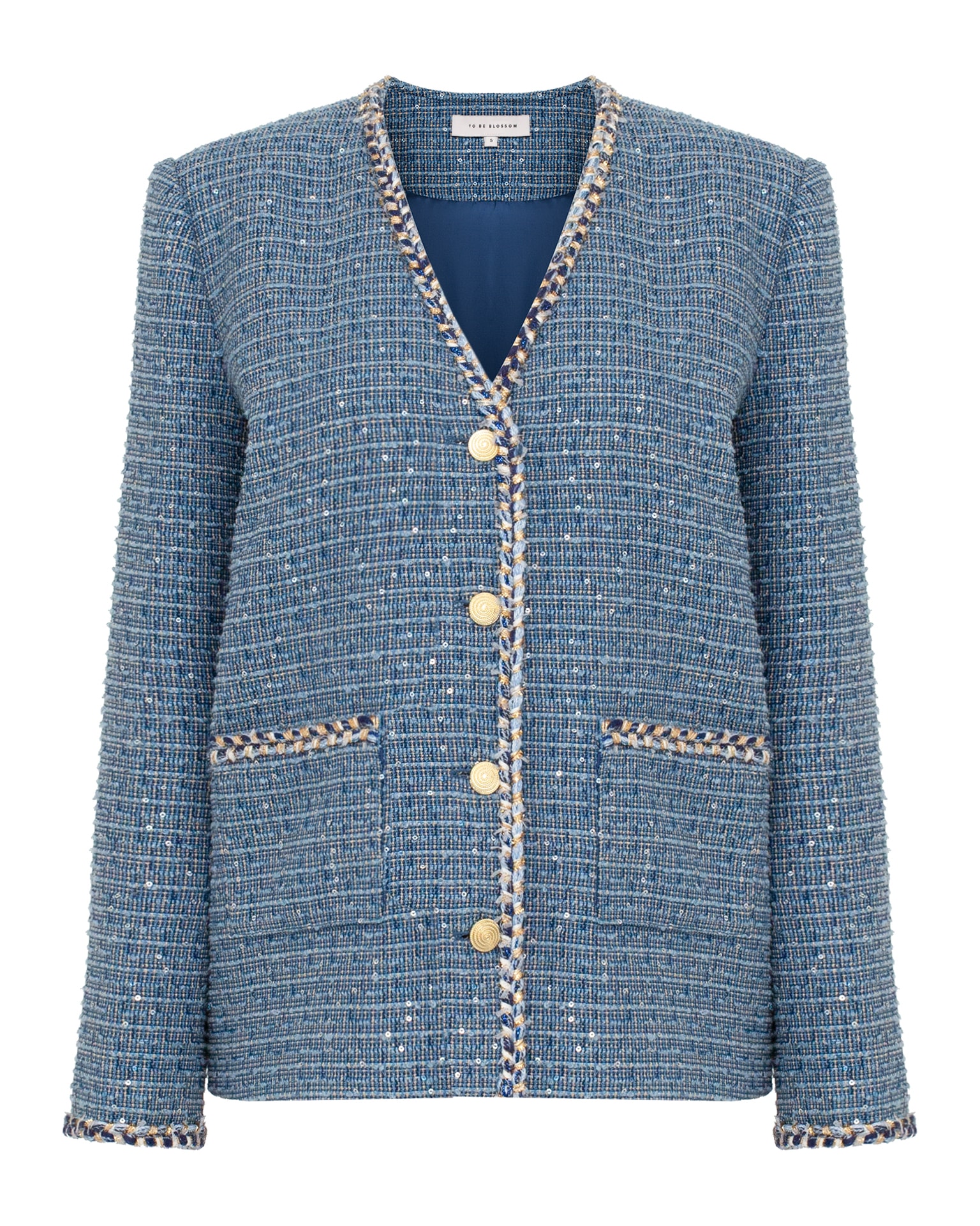 Tweed jacket, Blue — photo 2