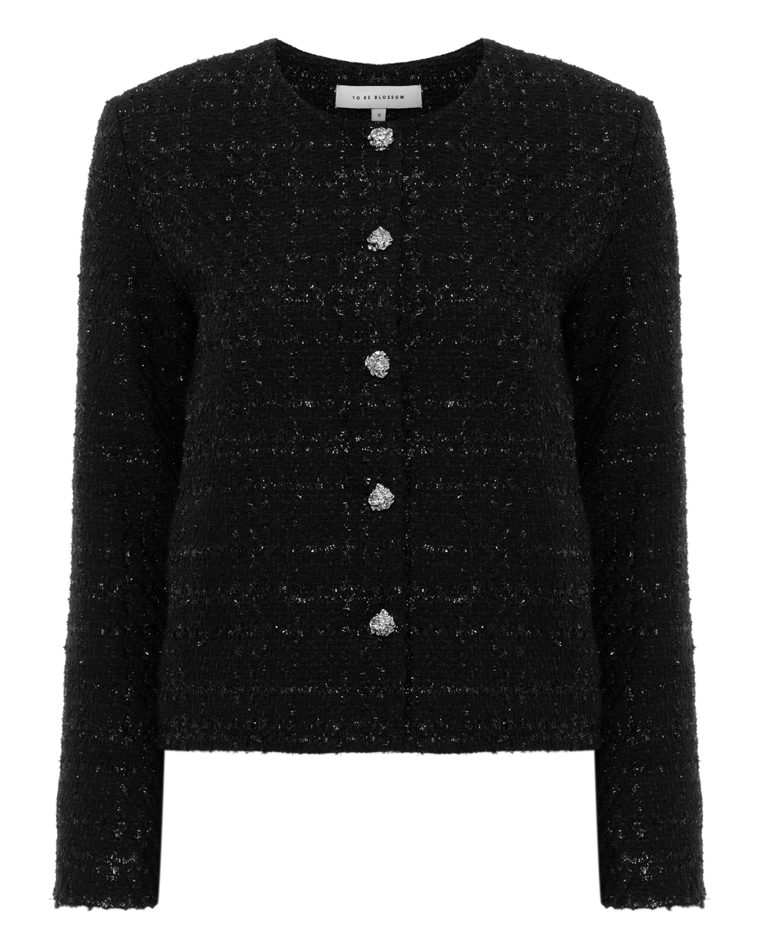 Tweed jacket, Black — photo 7