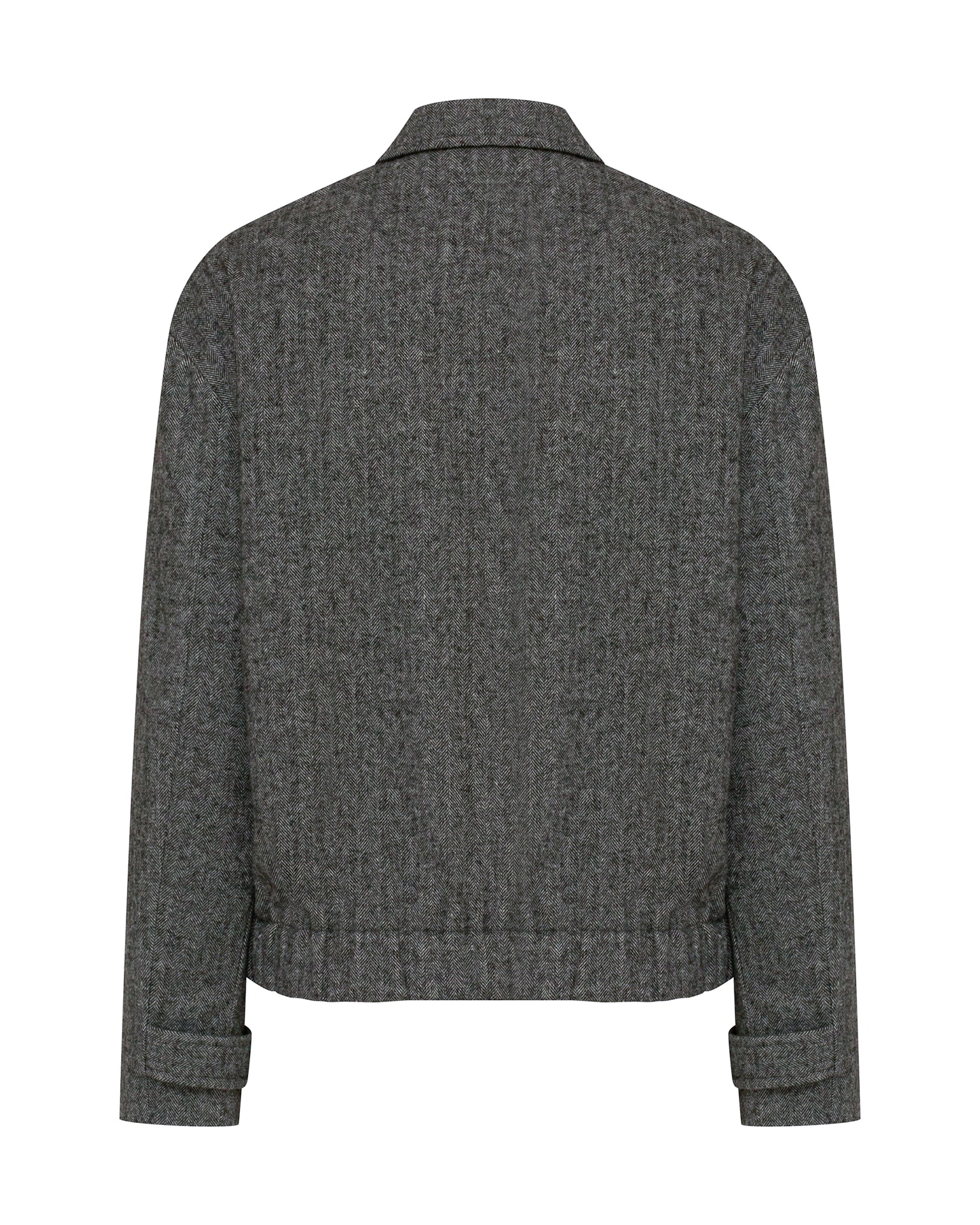 Wool bomber jacket, Dark Grey — photo 10