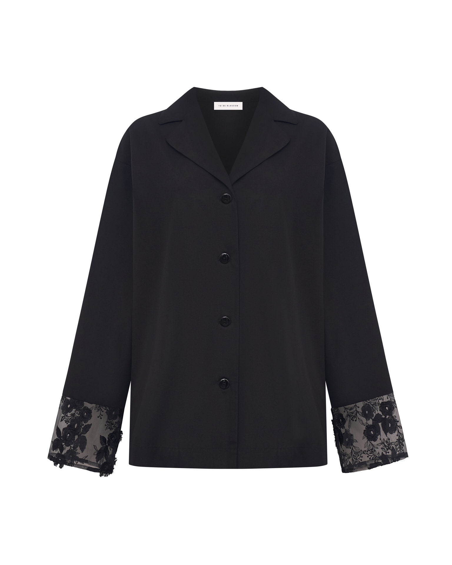Set with Lace Inserts, Black — photo 13