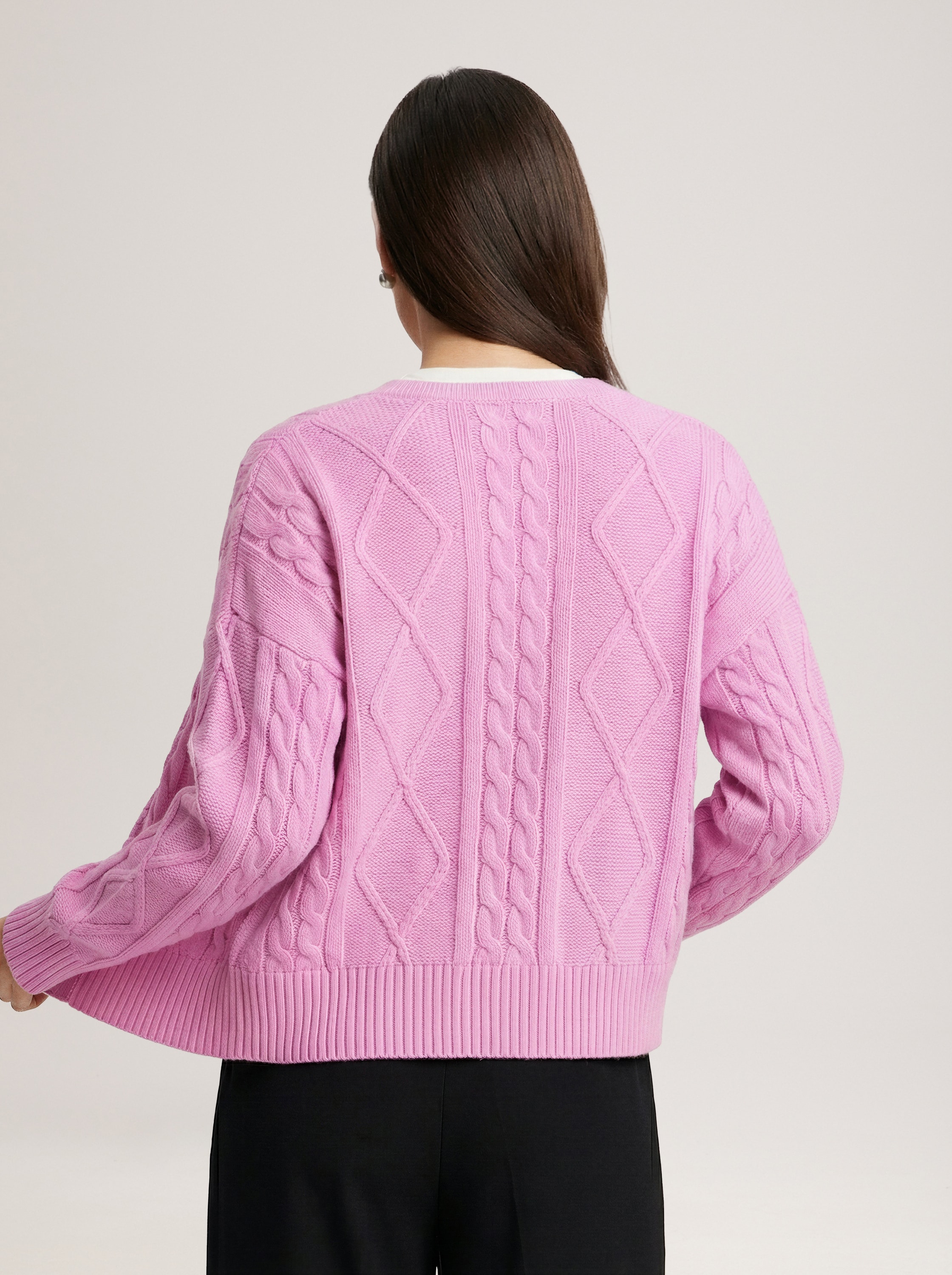 Pink cardigan, Pink. — photo 4