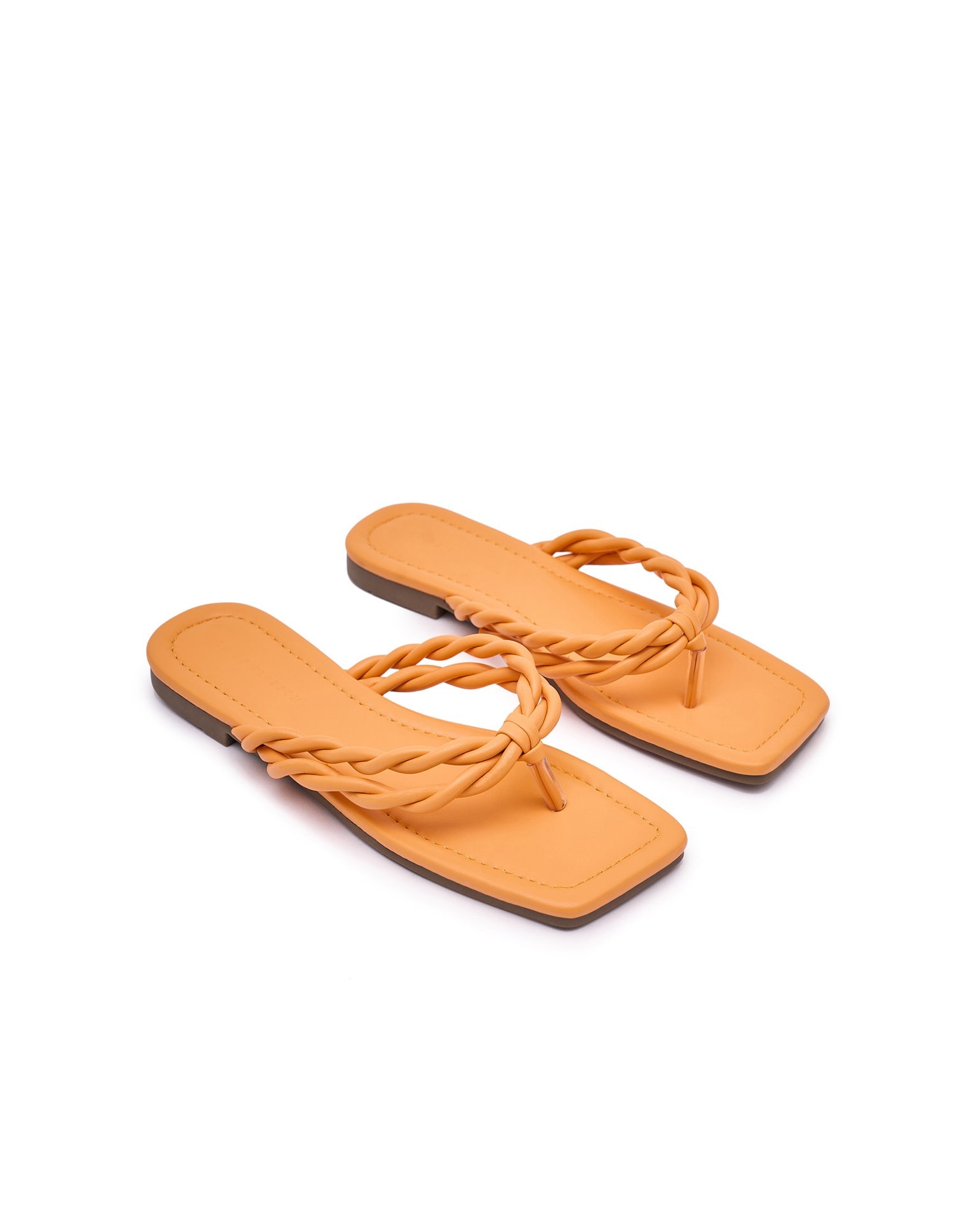 Orange sandals
