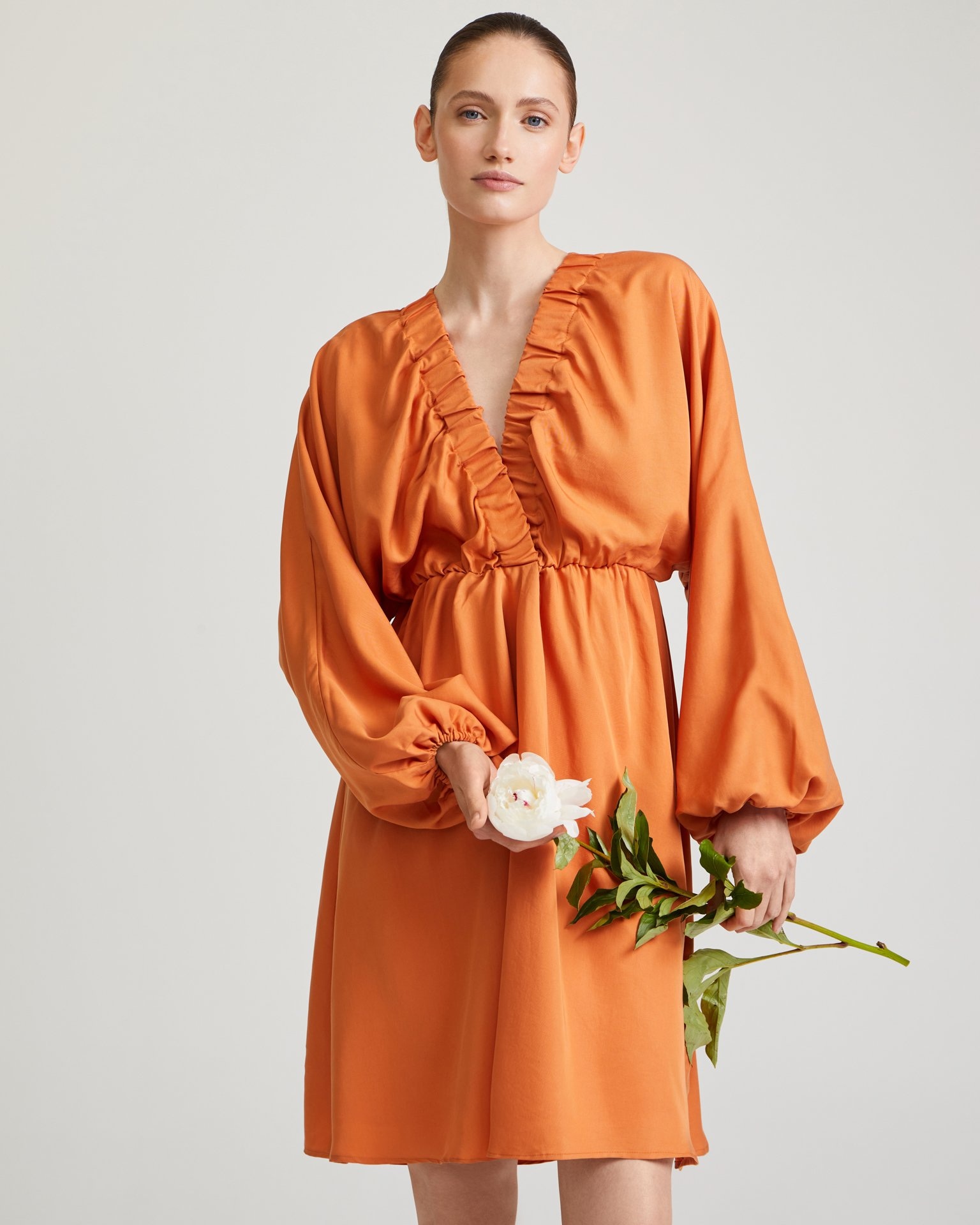 Dress with original cut