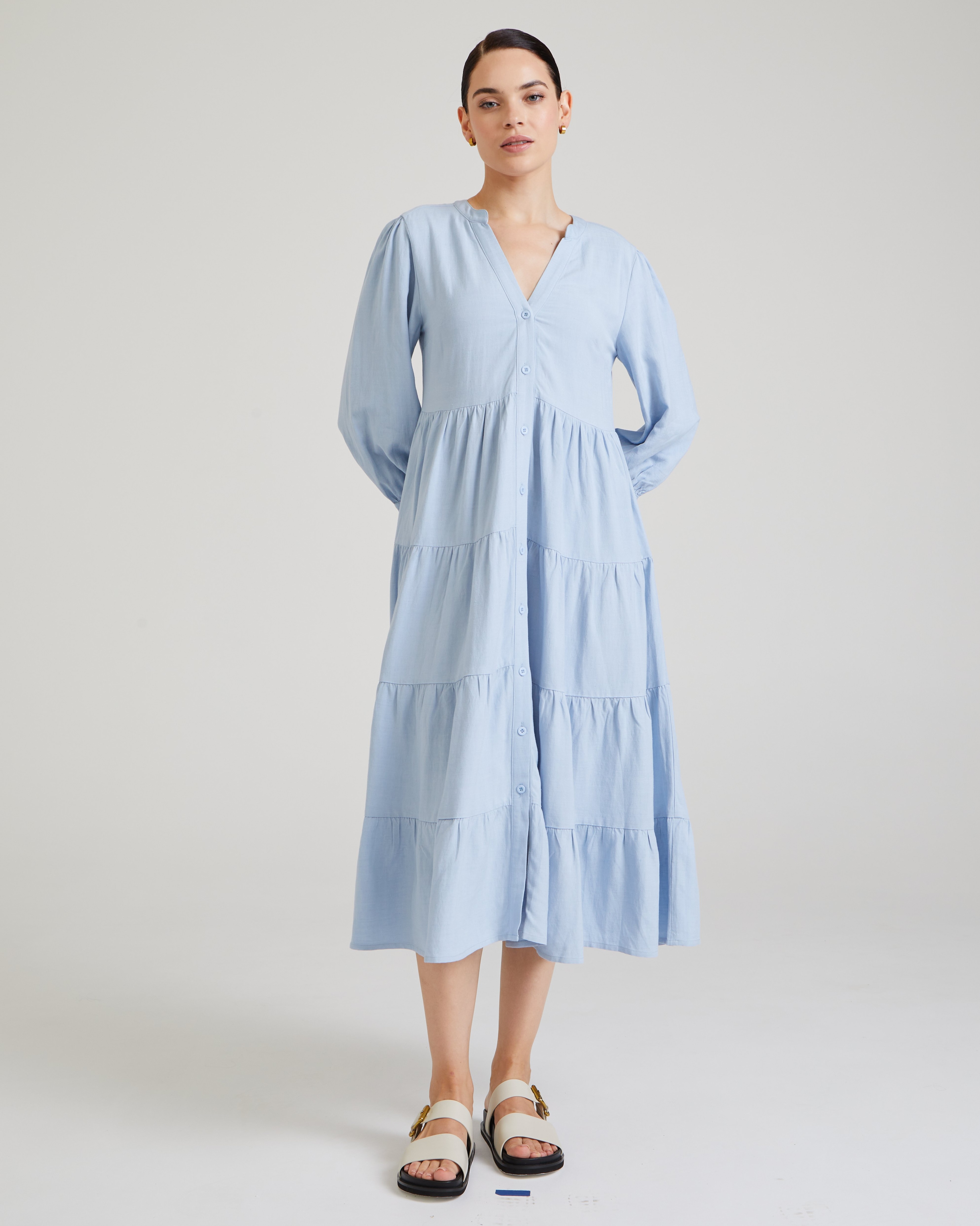 Oversized midi dress