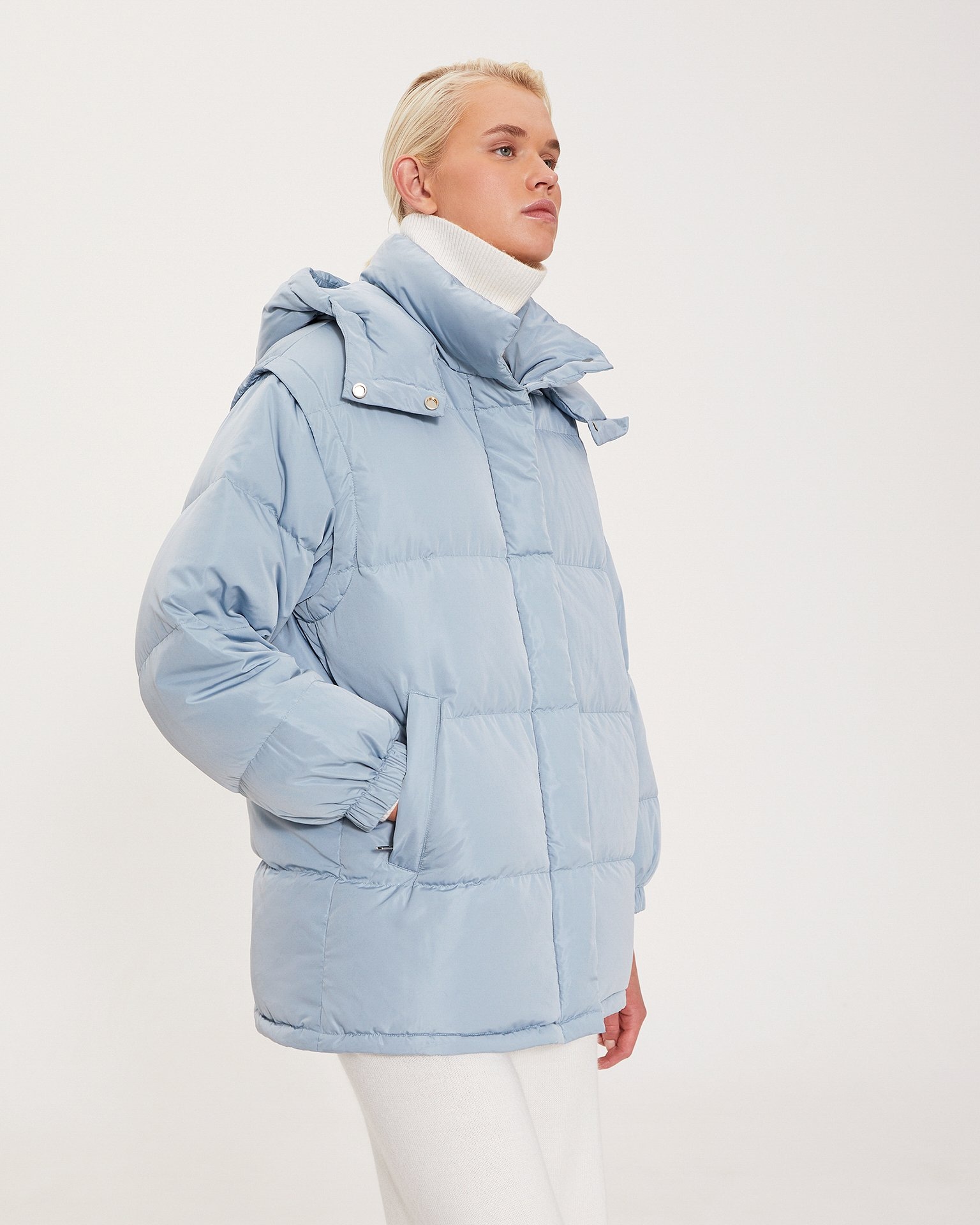 Longline Blue Jacket