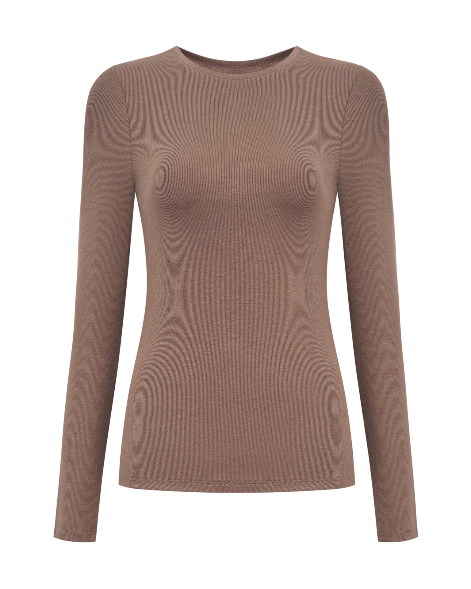 Fitted long-sleeved top