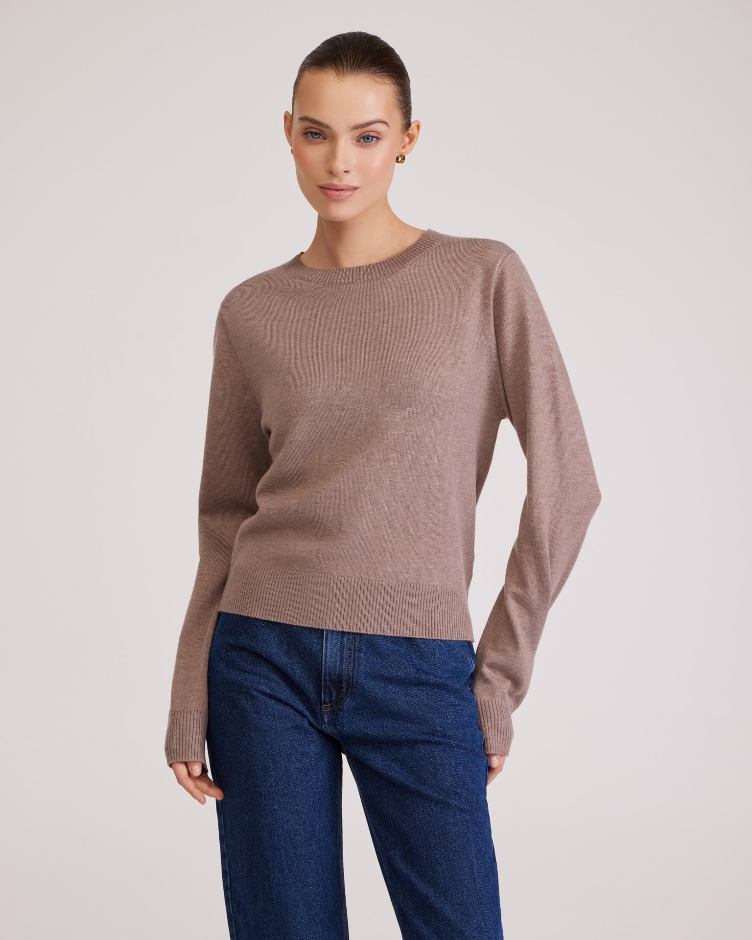 Jumper in coffee colour