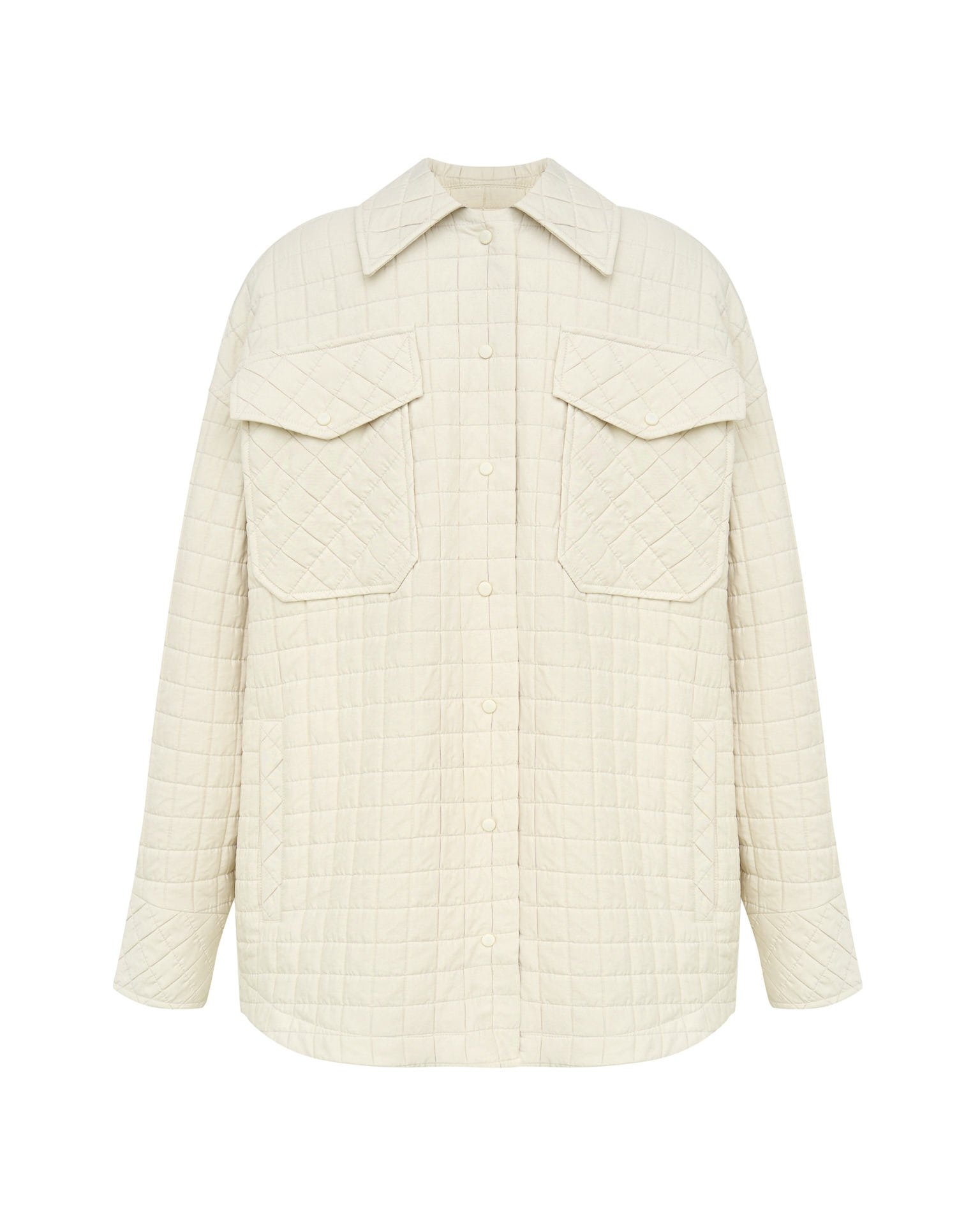 Oversized shirt jacket