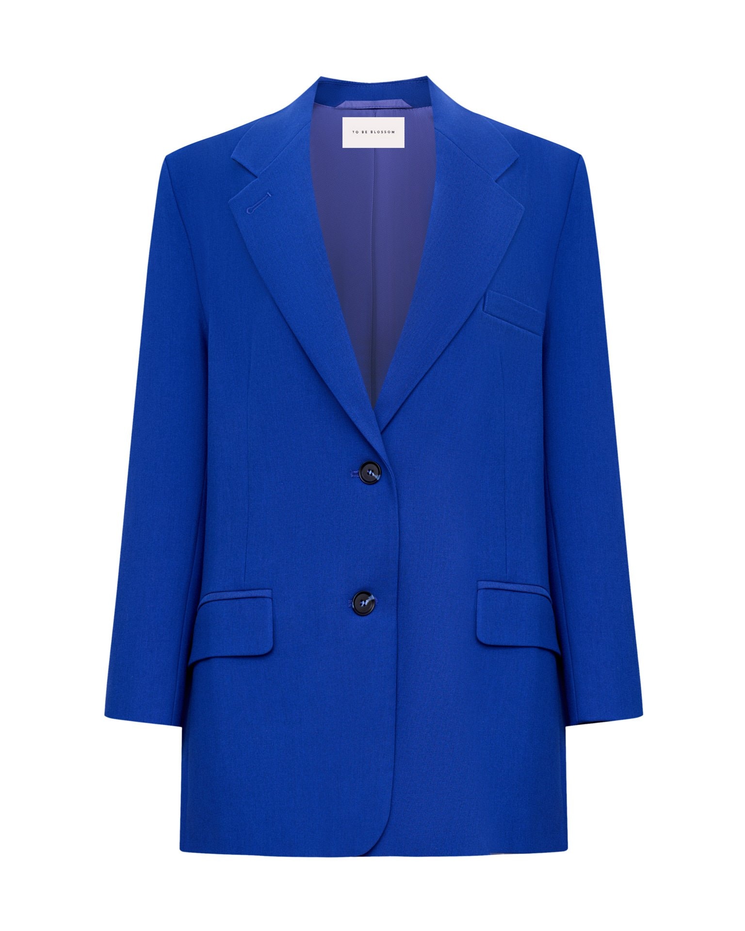 Electric blue jacket