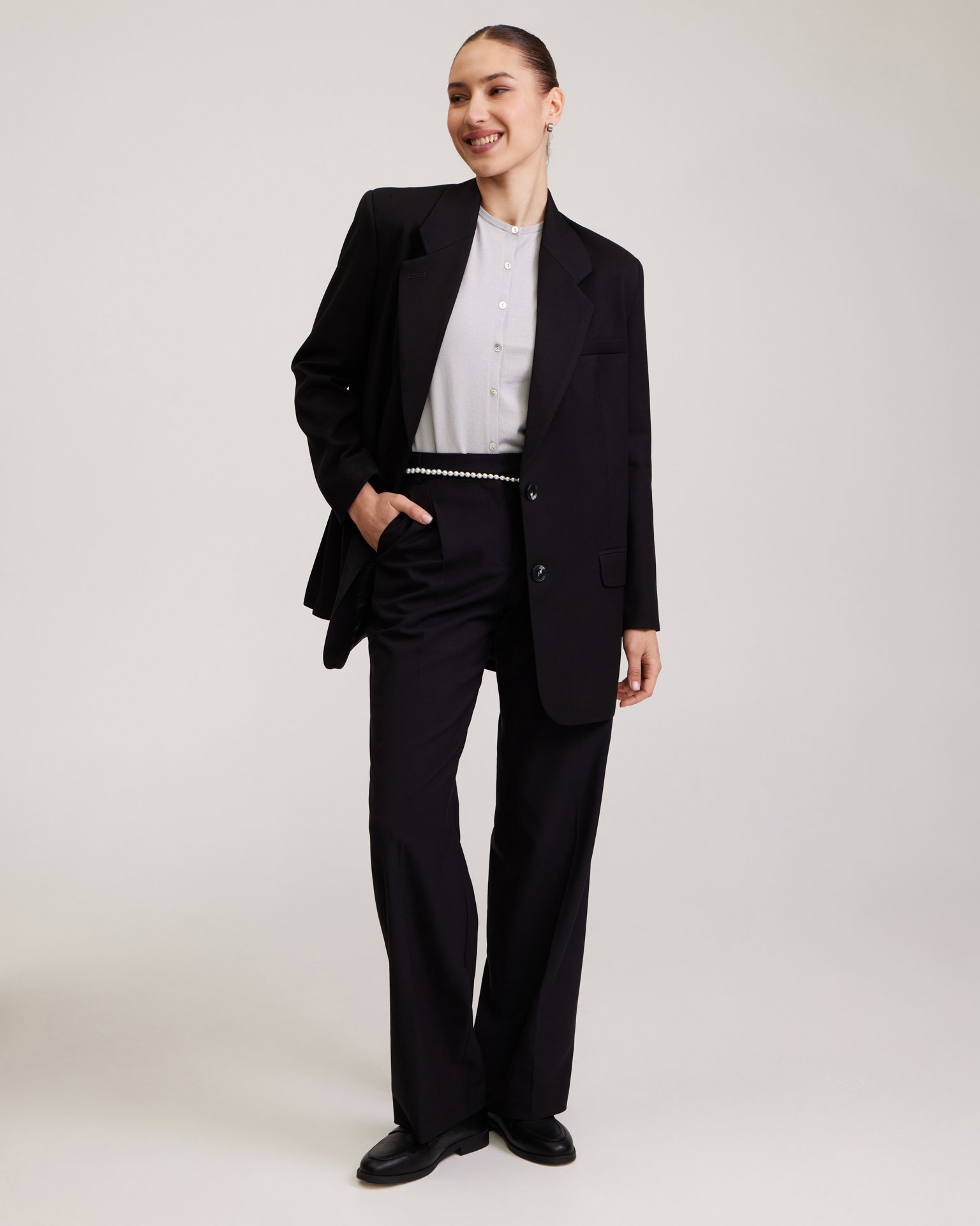 Classic black trousers