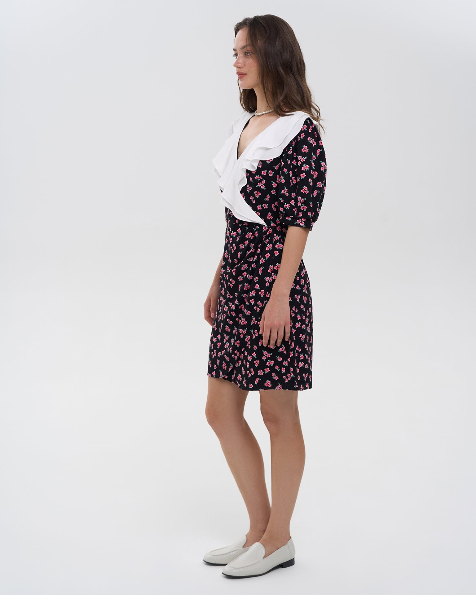 Dress with floral print