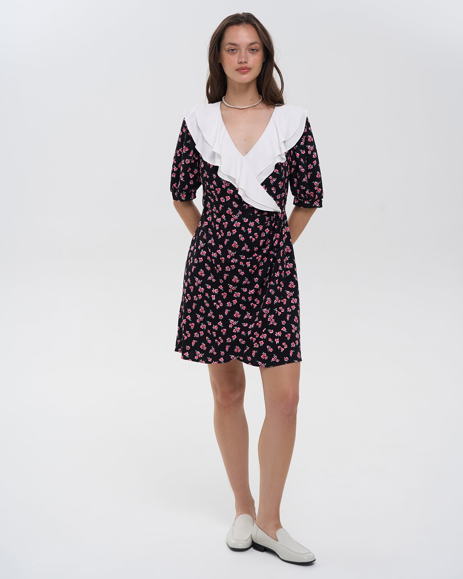 Dress with floral print