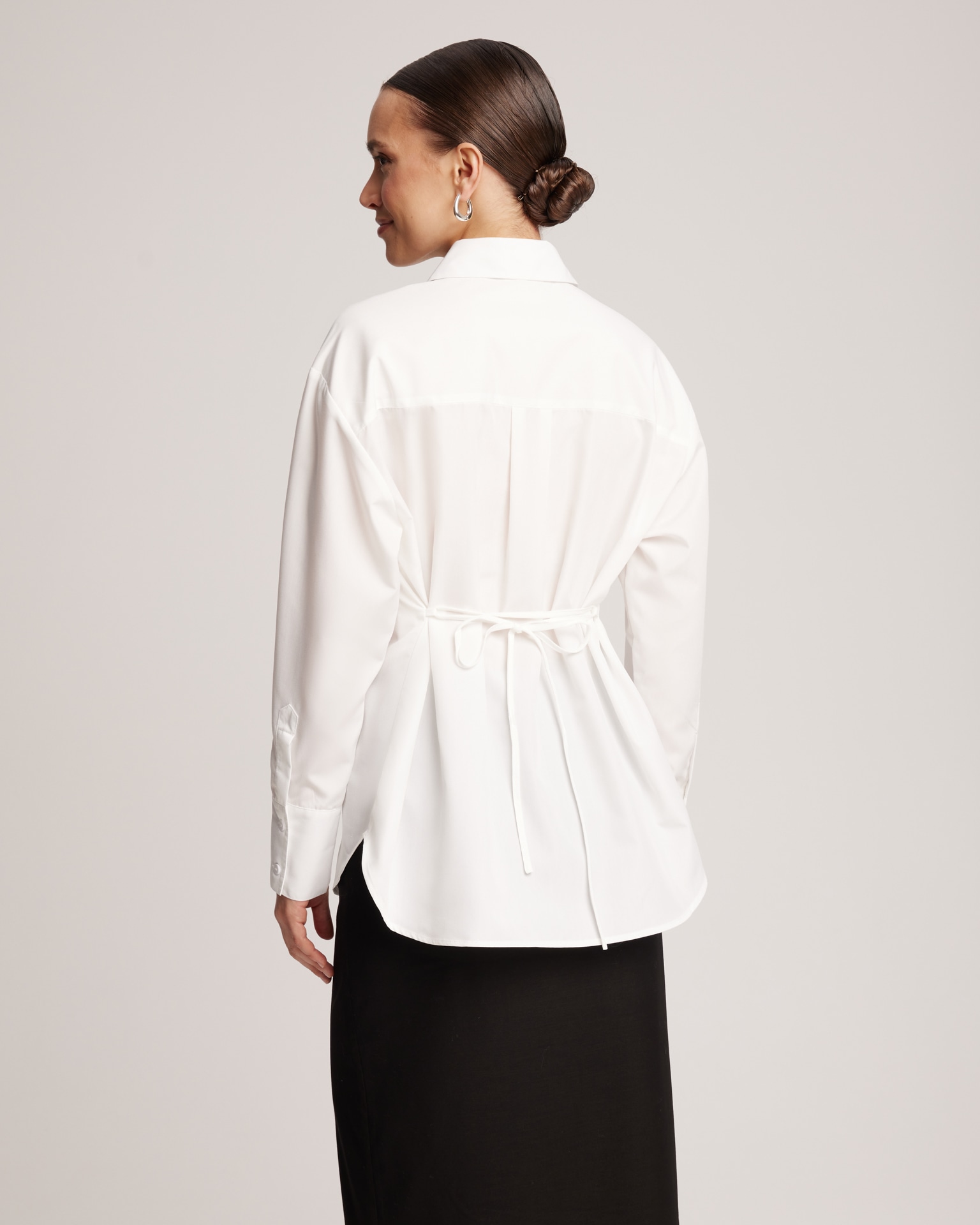 Shirt with brand logo