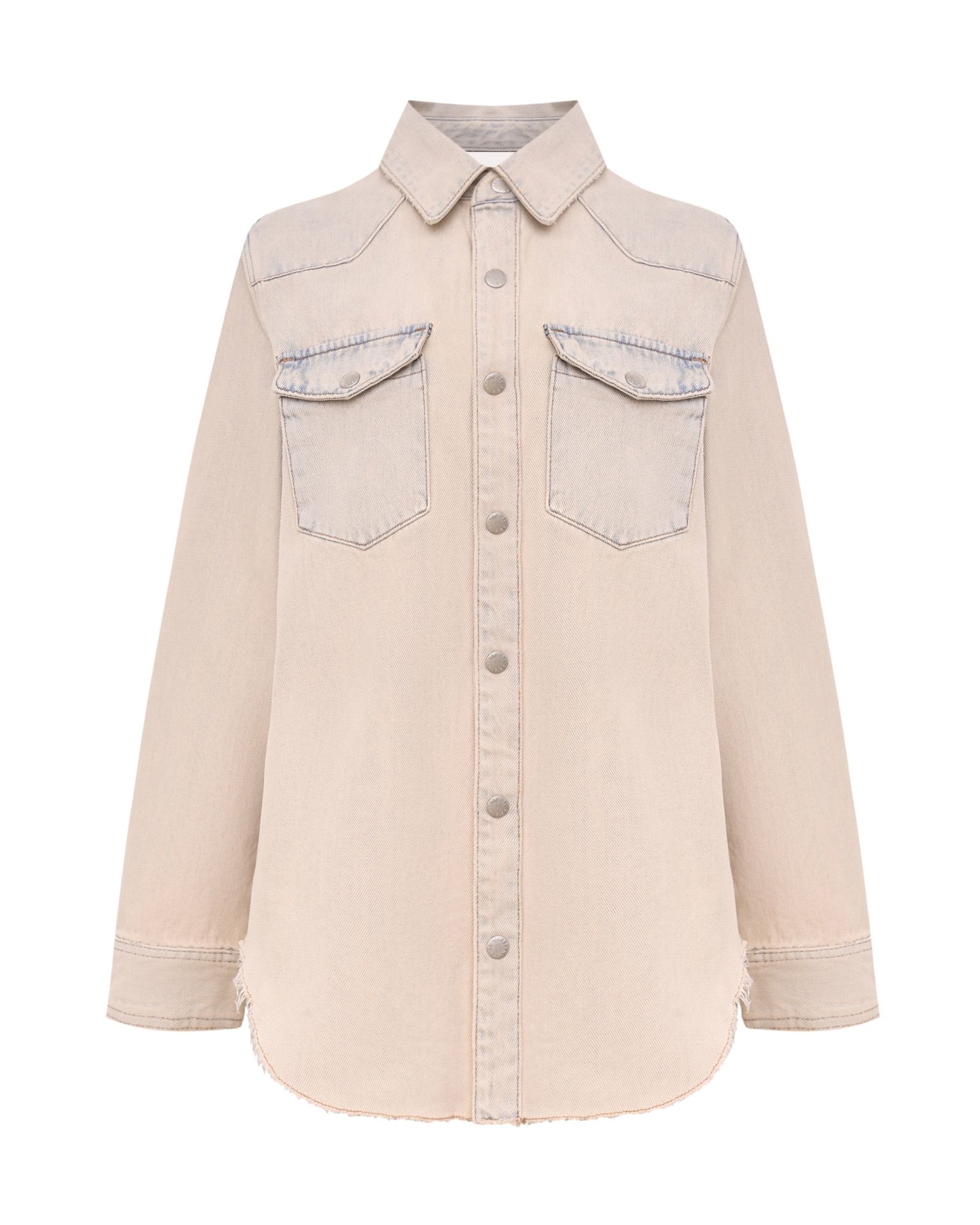 Shirt with a Washed Effect