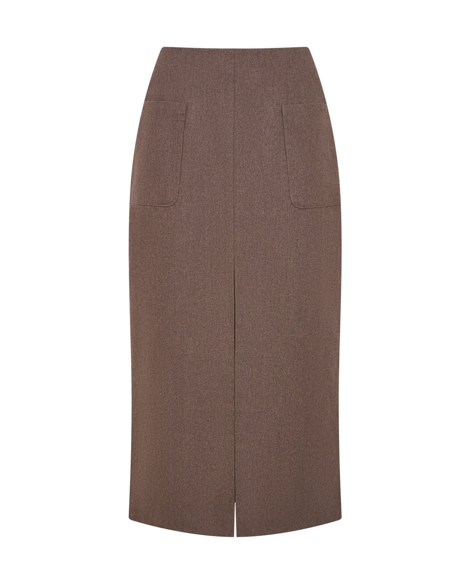 Skirt with Patch Pockets