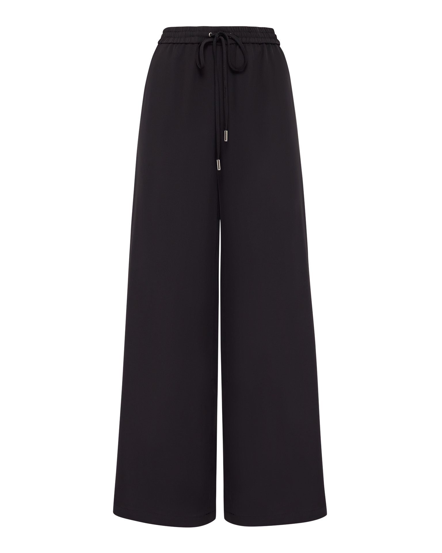 Wide black trousers