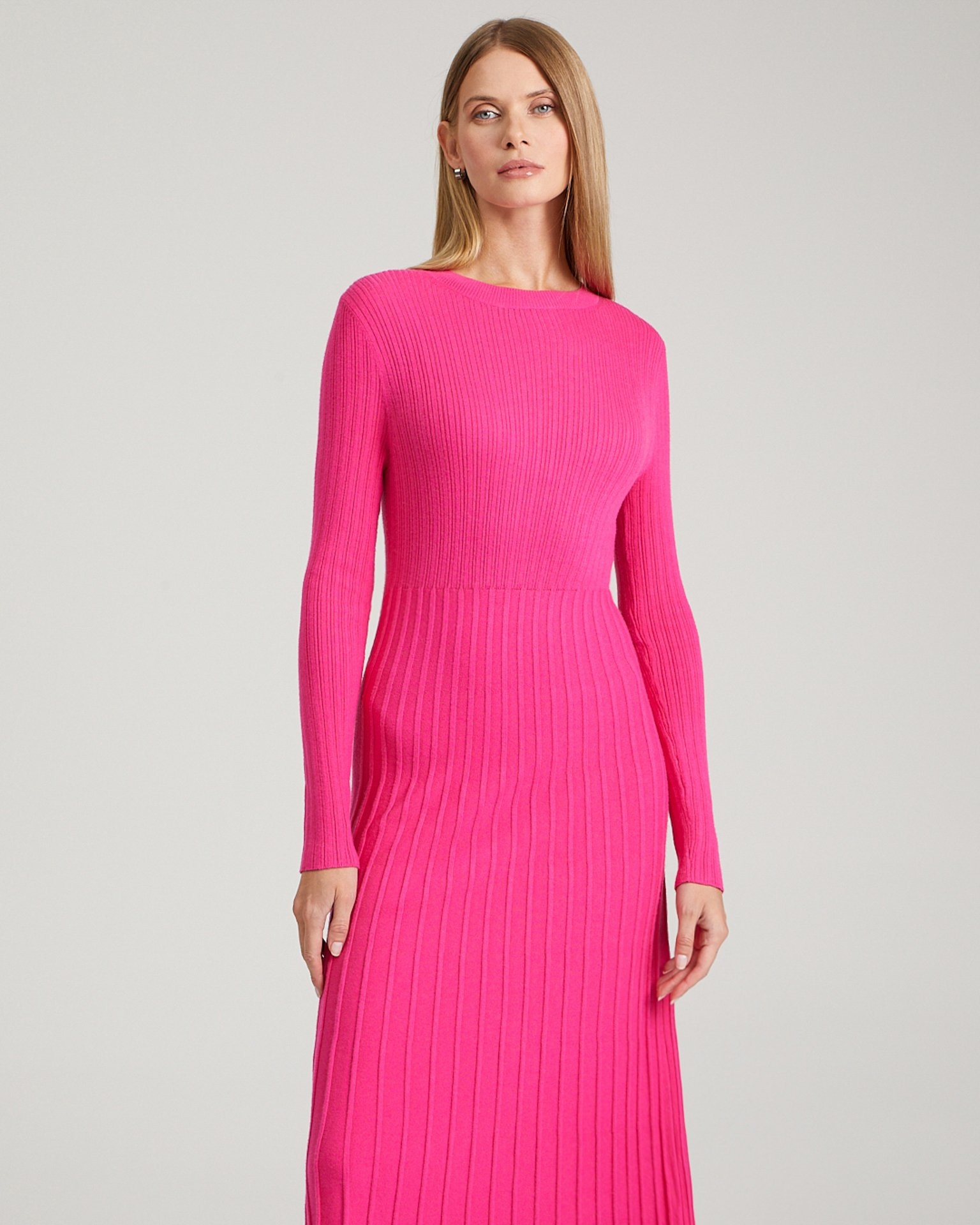 Knit midi dress
