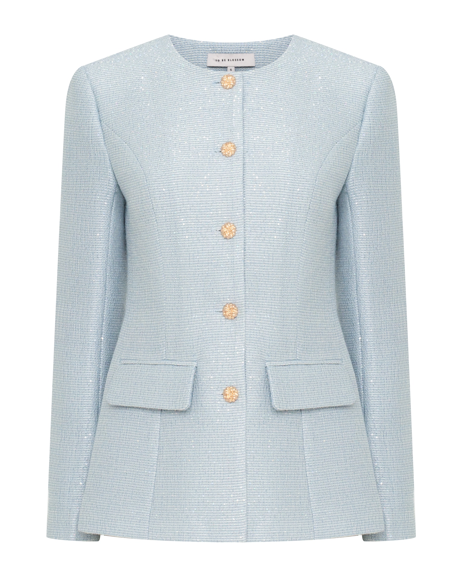 shimmering fabric jacket