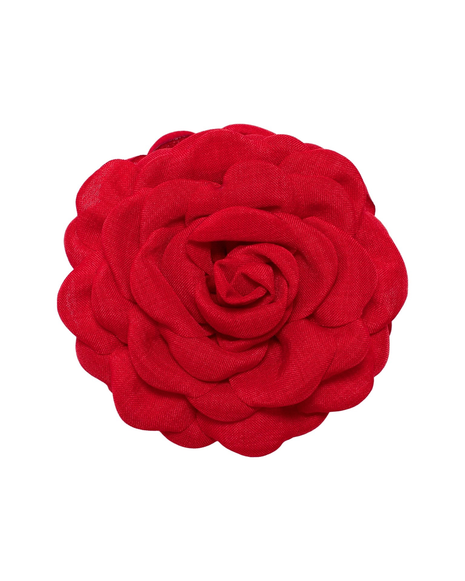 'Rose' hair claw clip, Red — photo 3
