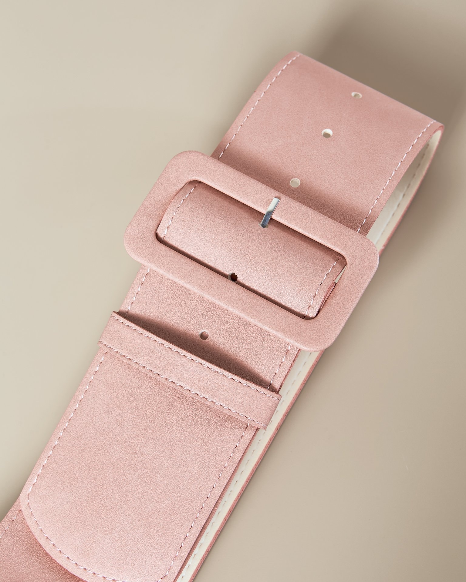 Belt 236031 in a powder shade, Powder — photo 2