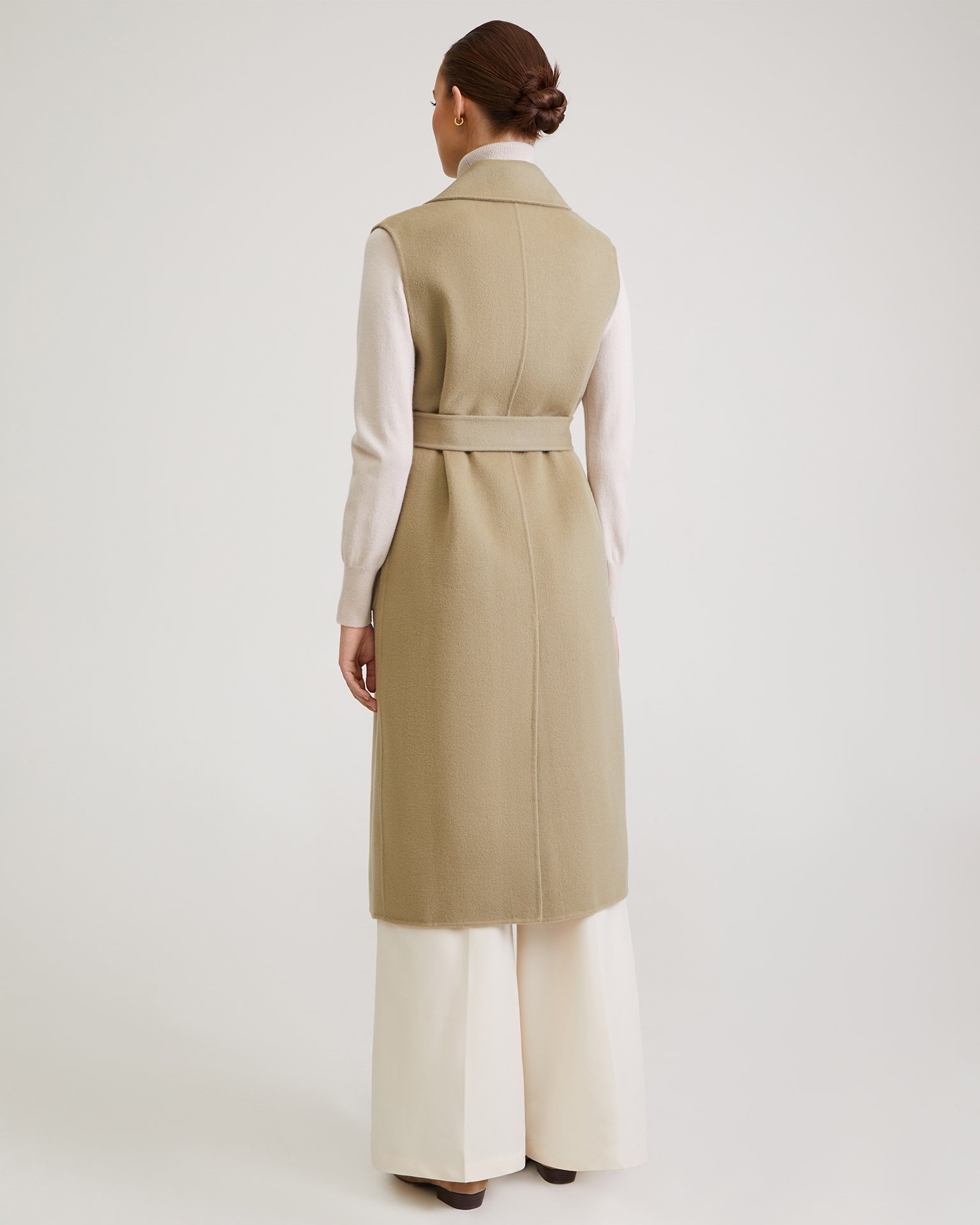 Waistcoat-Coat, Khaki — photo 4