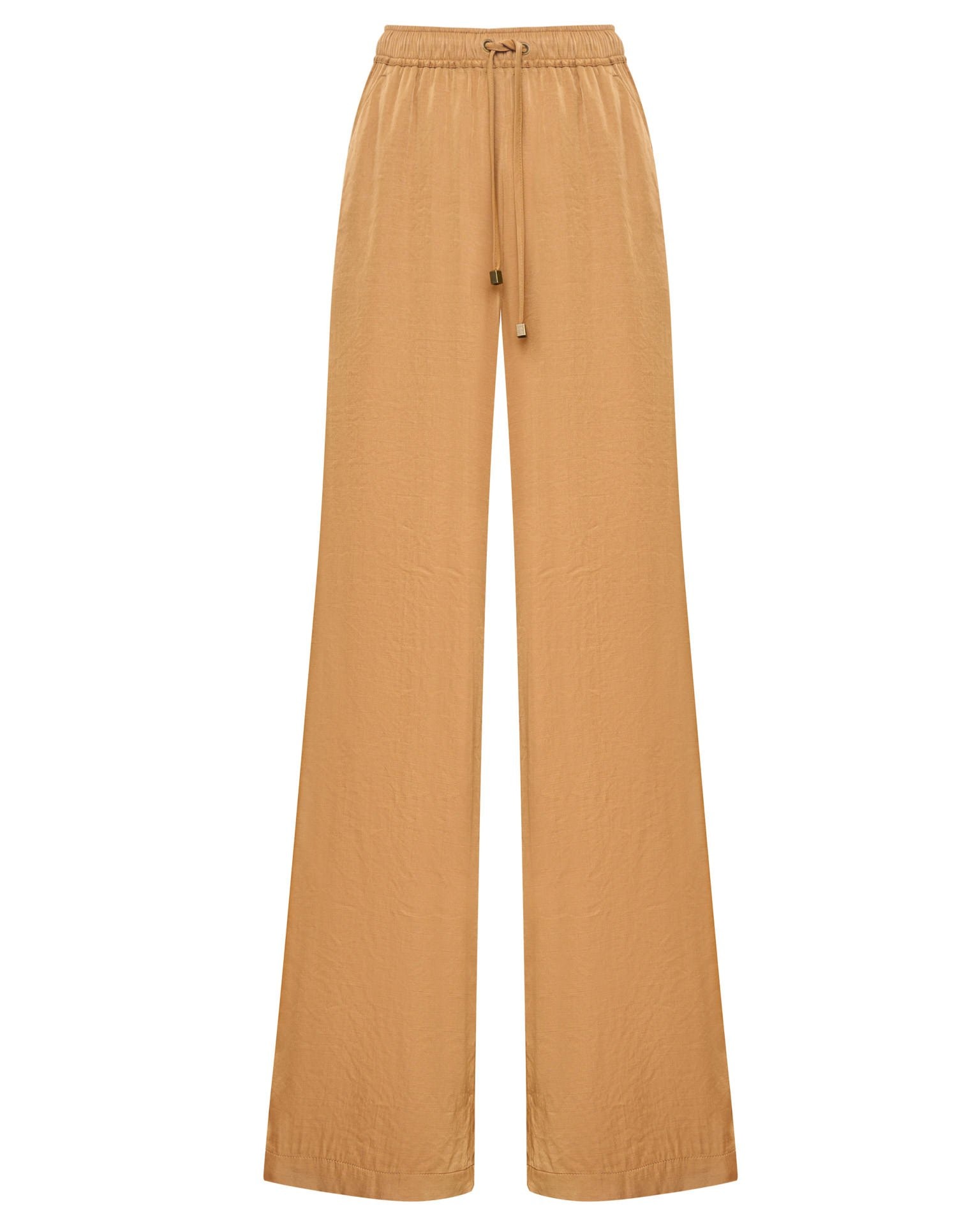Palazzo Trousers, Tobacco — photo 7