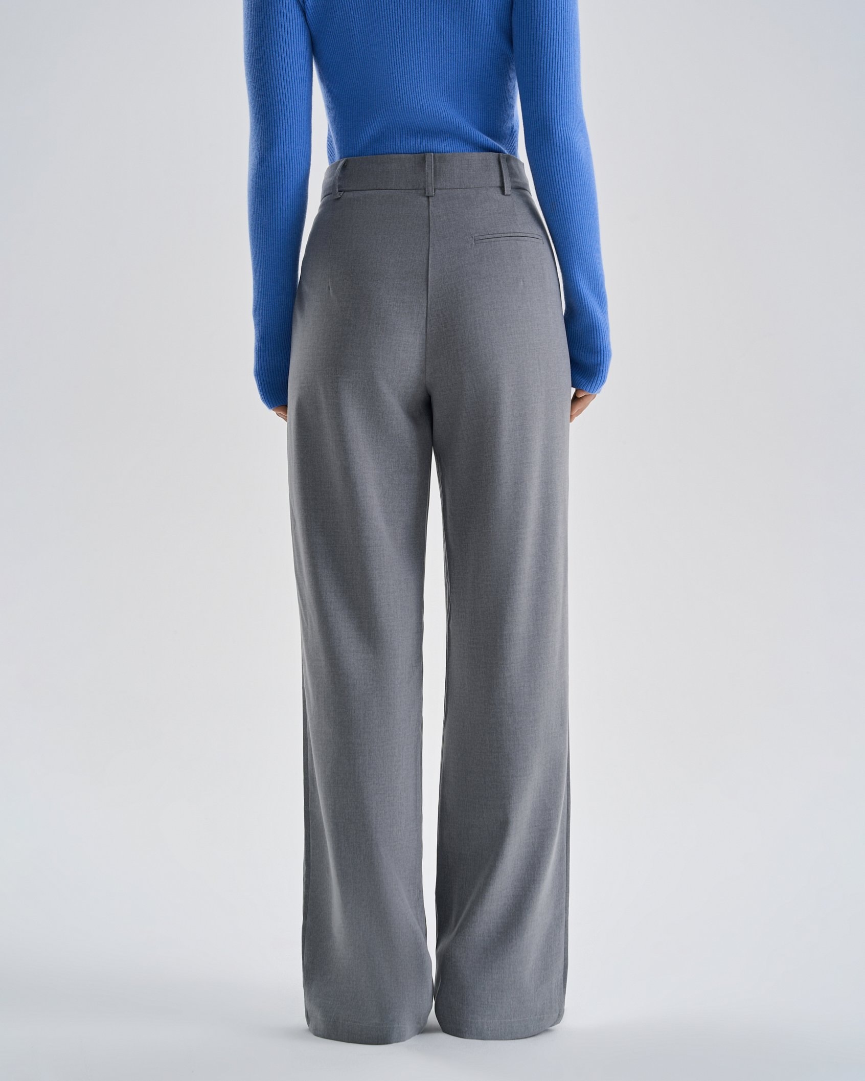 Pleated trousers, Grey — photo 5