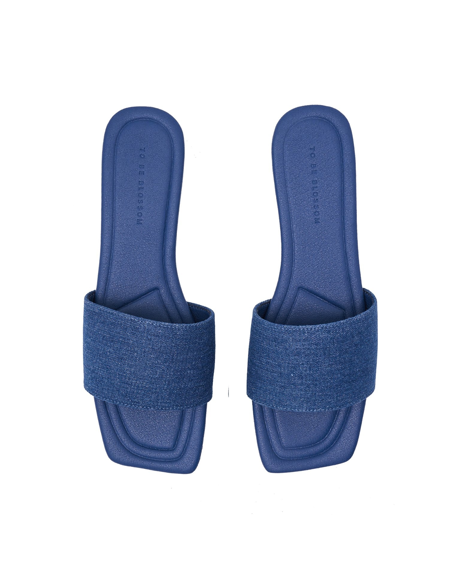 Denim flip-flops, Blue — photo 5