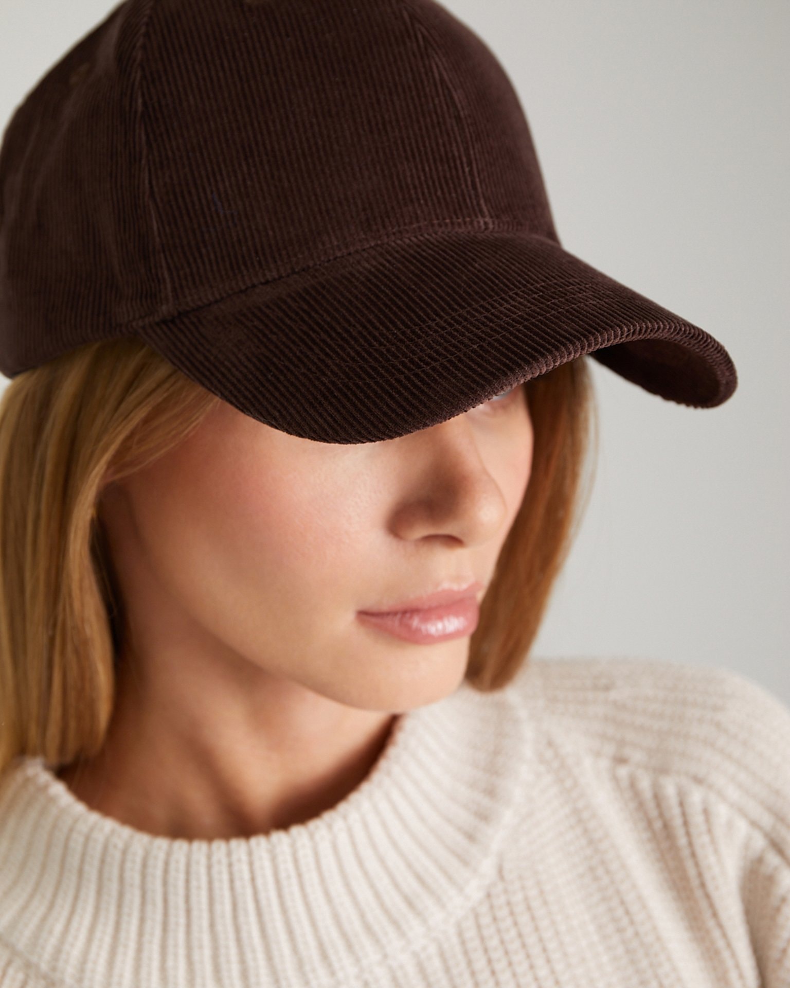 Chocolate-toned baseball cap, Brown — photo 3