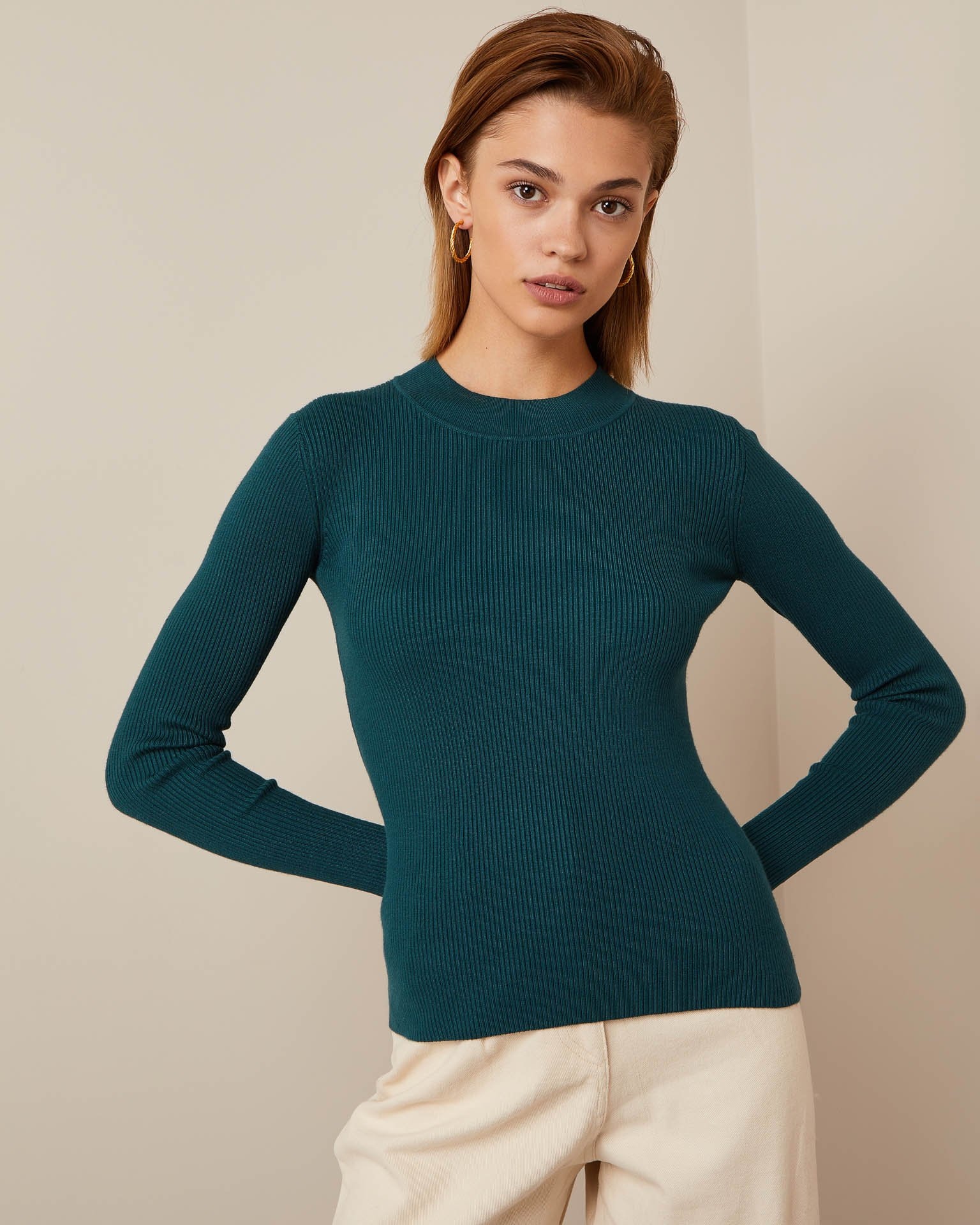 Emerald Turtleneck, Green