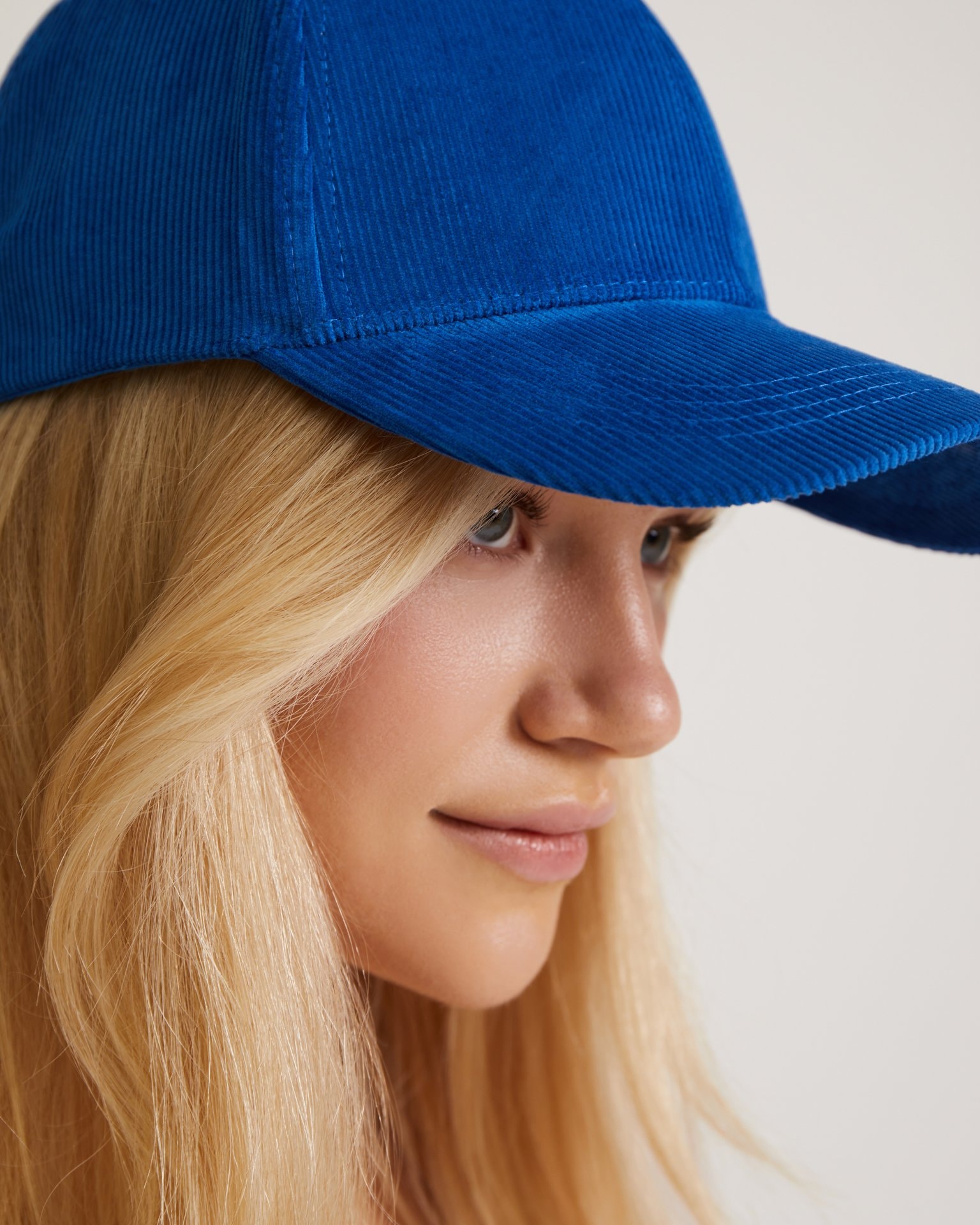 Electric blue baseball cap, Blue — photo 4