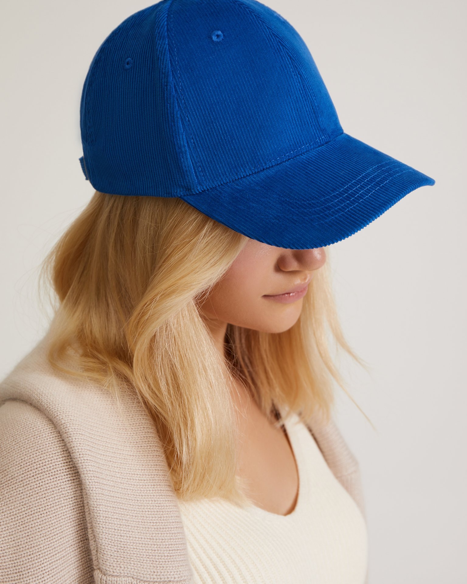 Electric blue baseball cap, Blue — photo 6
