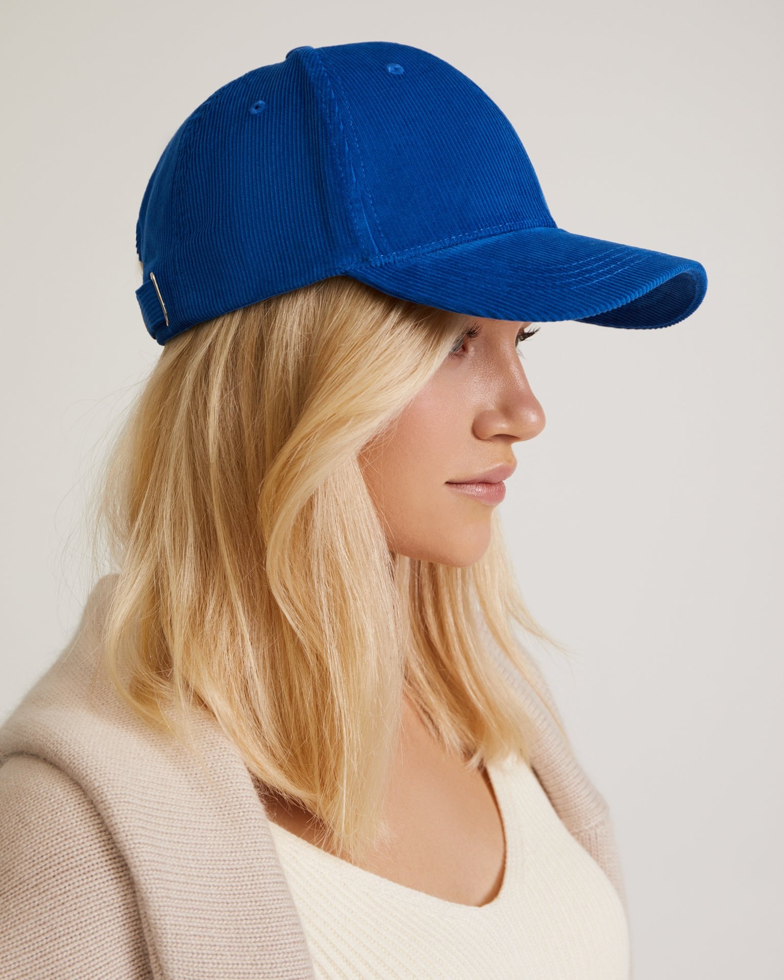 Electric blue baseball cap, Blue — photo 3