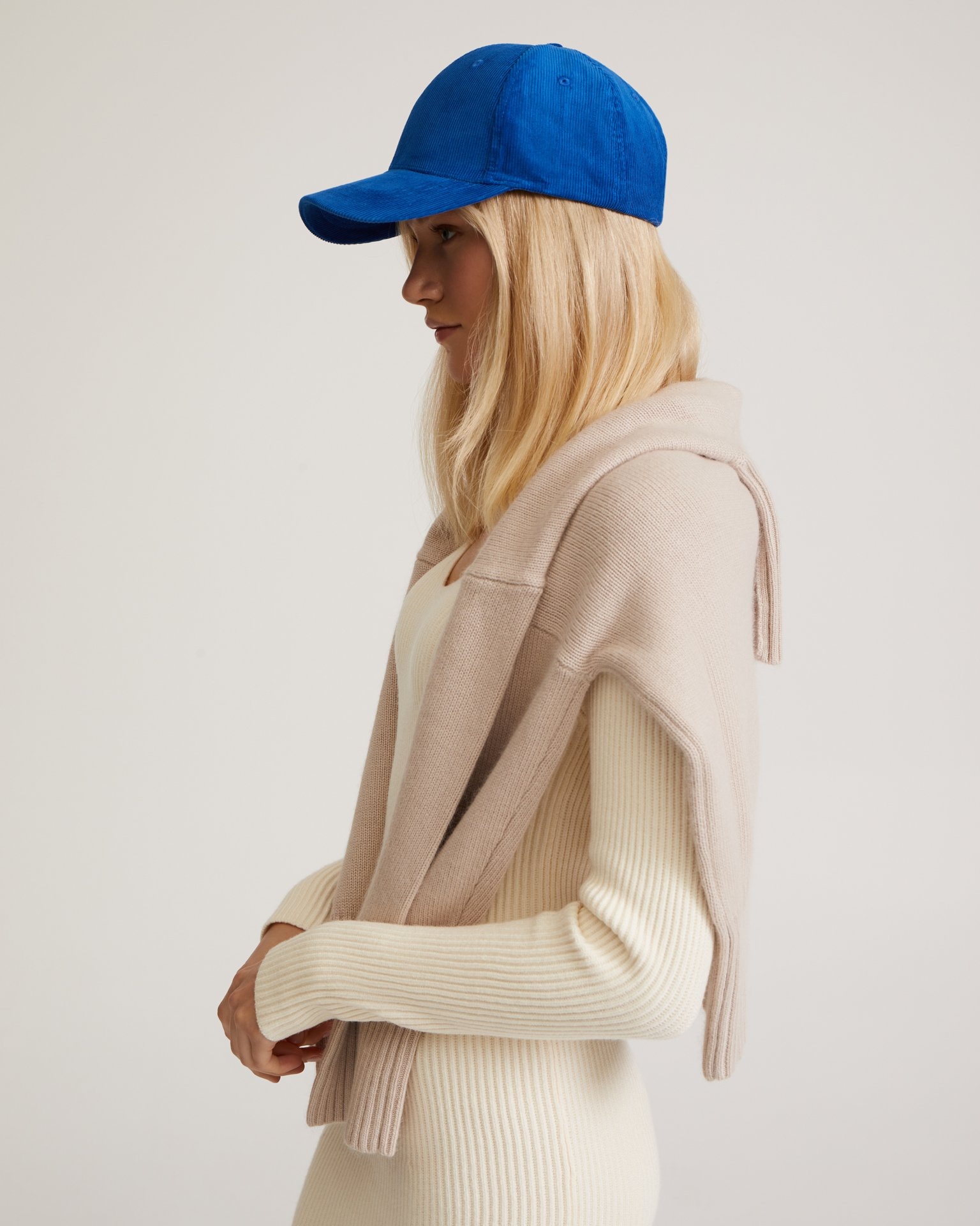 Electric blue baseball cap, Blue — photo 9