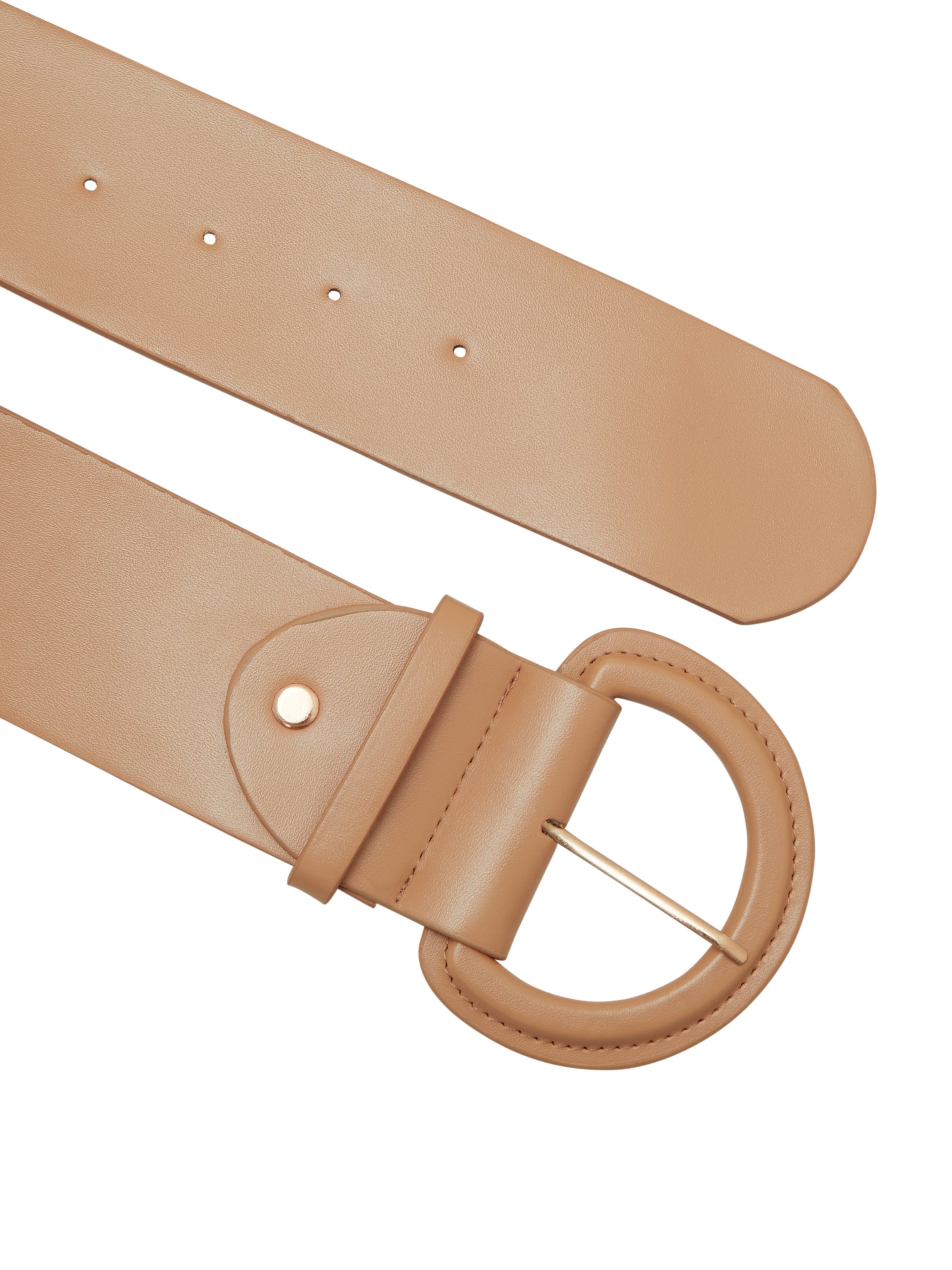 Belt with buckle, Beige — photo 5