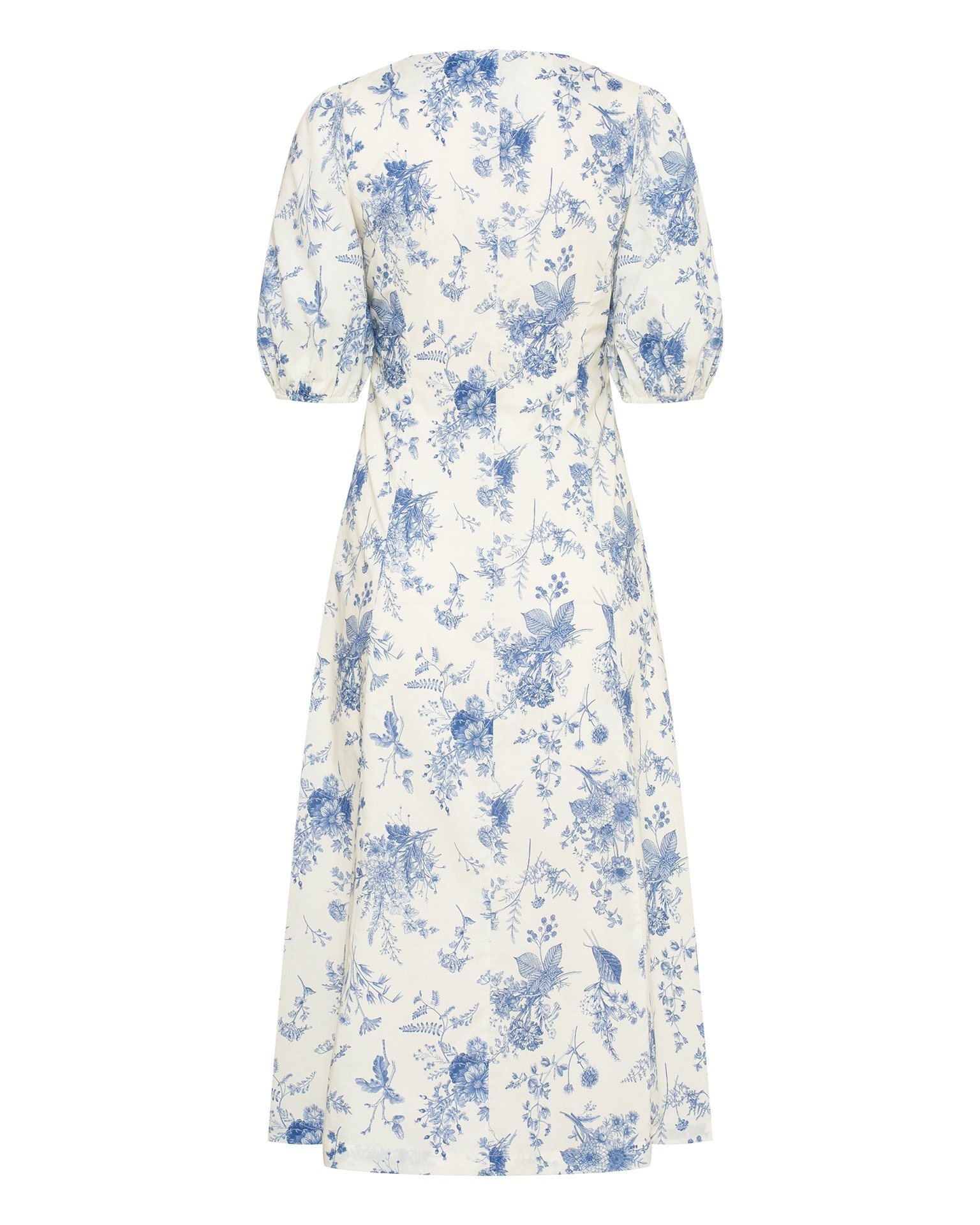 Dress with Flora print, White — photo 8