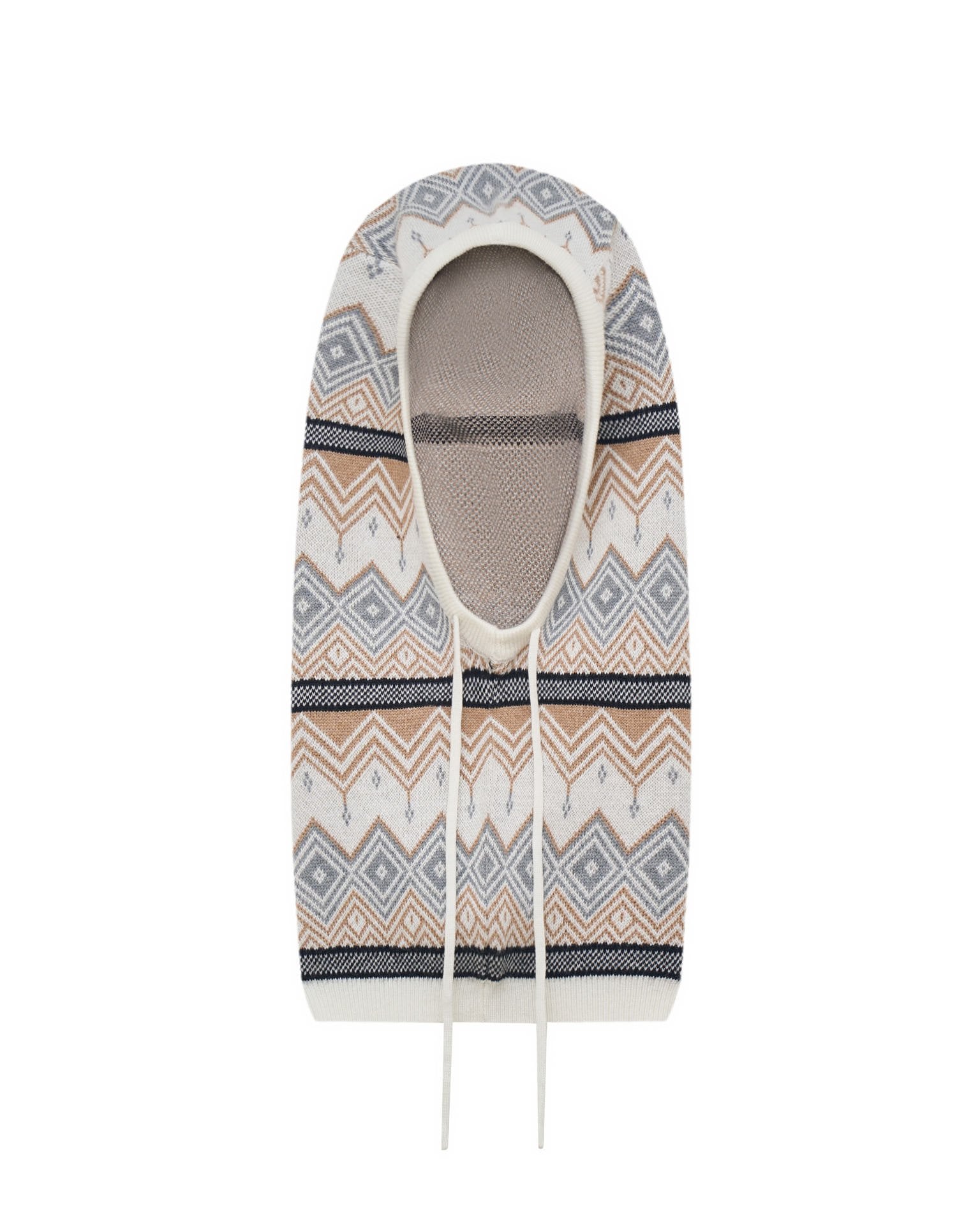 Hood Scarf with Print