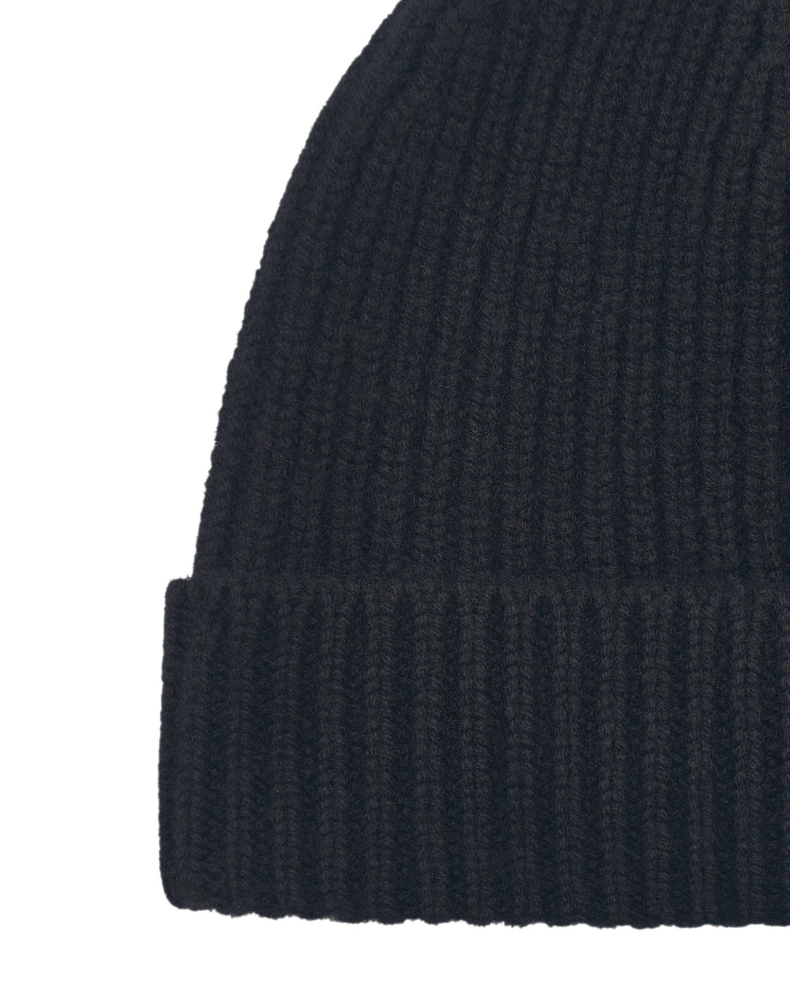 Cashmere and wool beanie hat, Black — photo 5