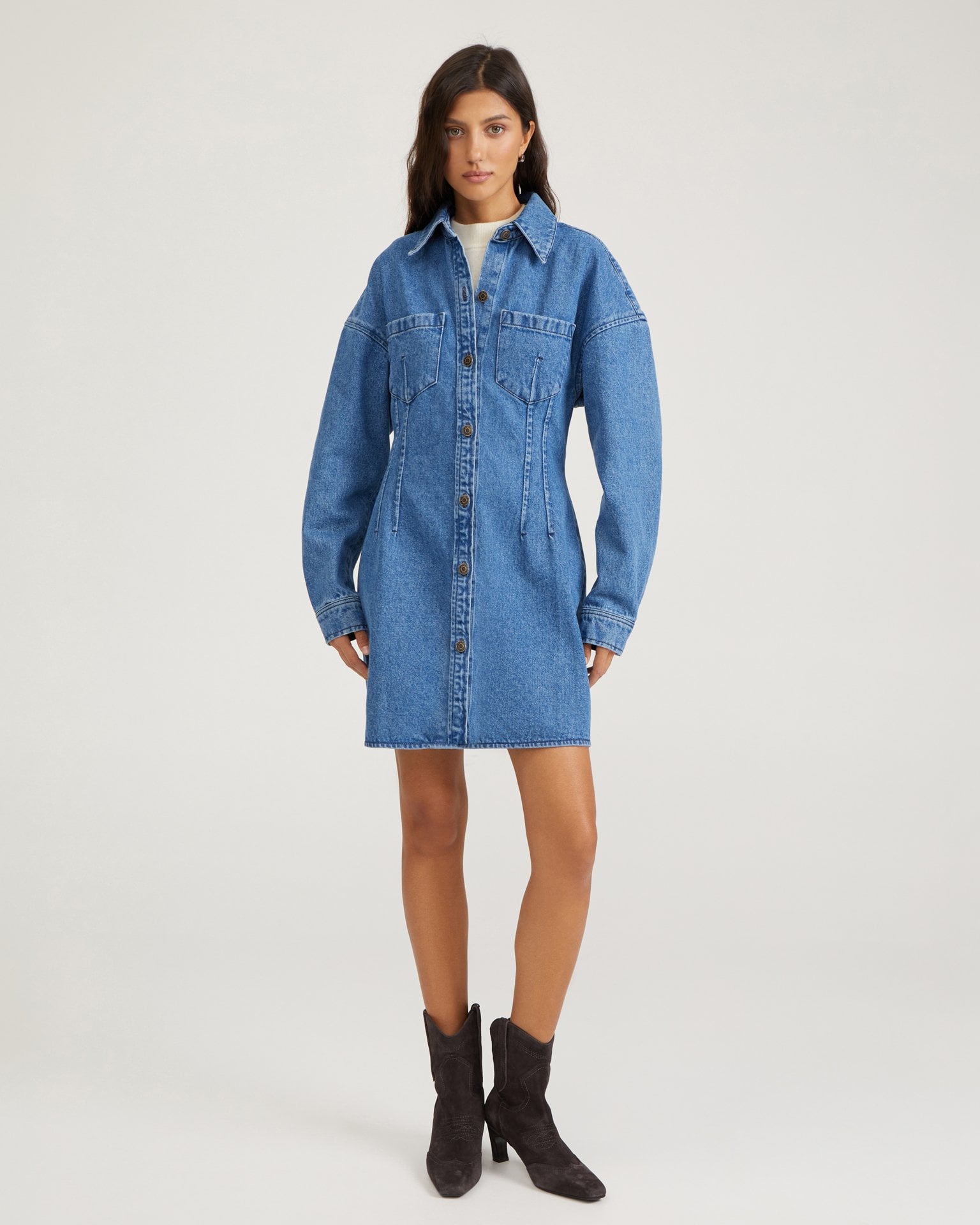 Denim dress